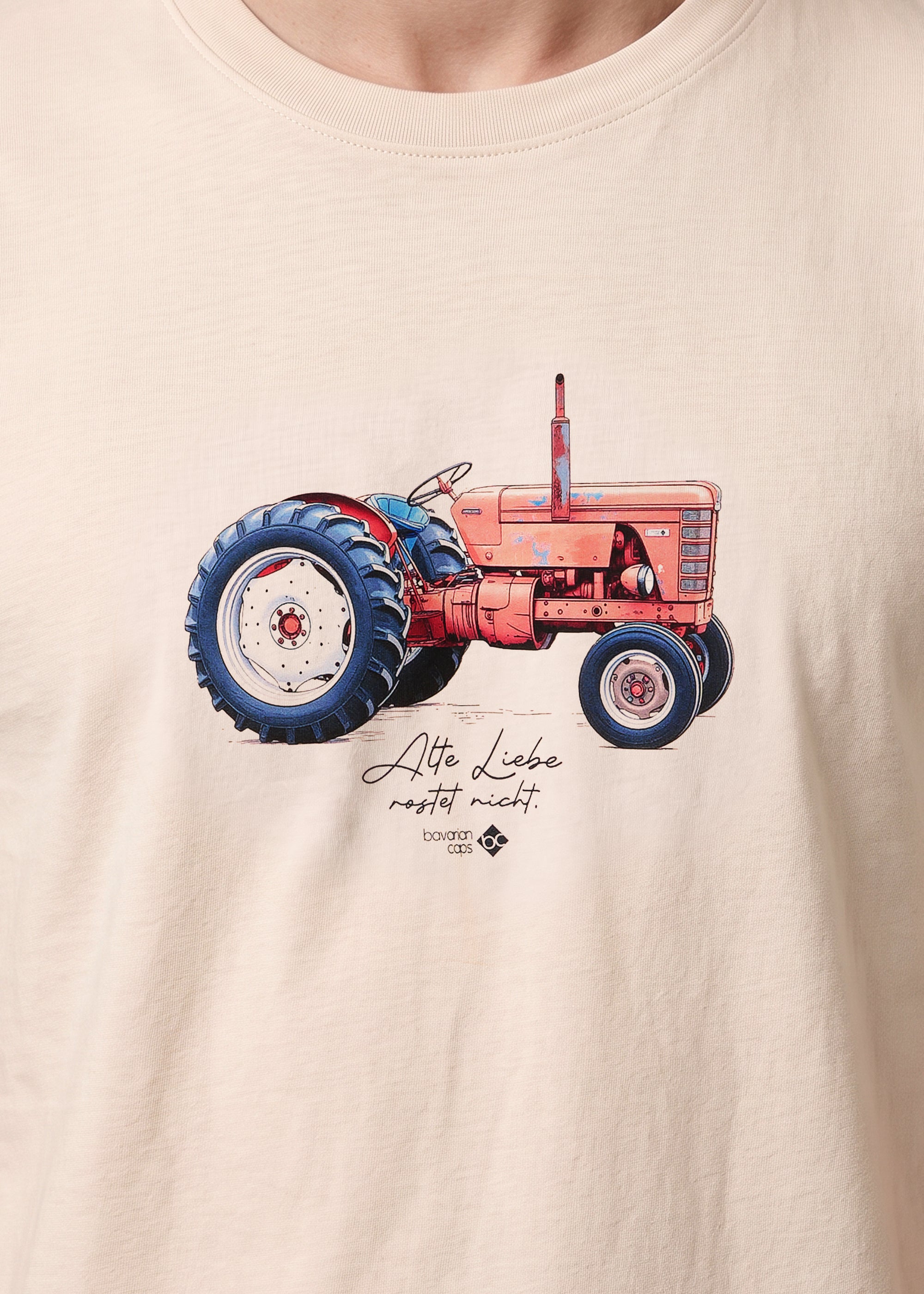 T-Shirt "Alte Liebe" - altweiß
