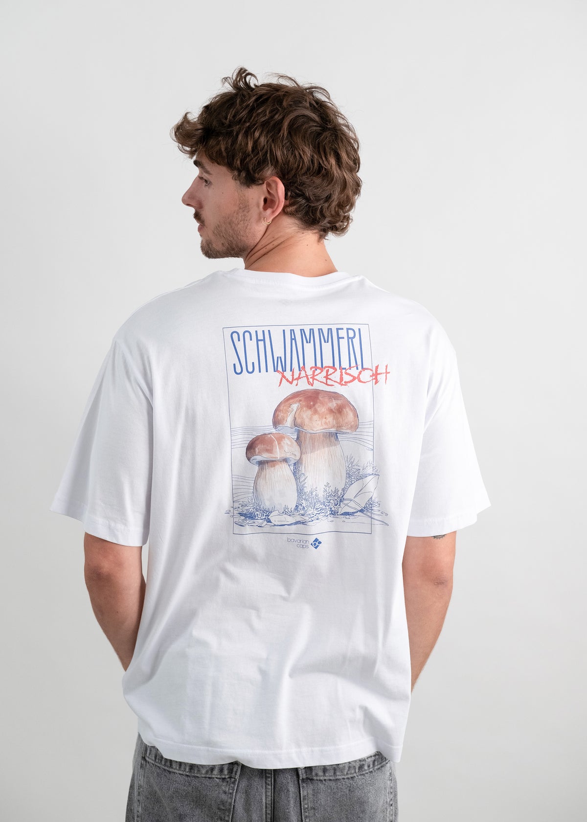 T-Shirt "Schwammerl Narrisch" - weiß