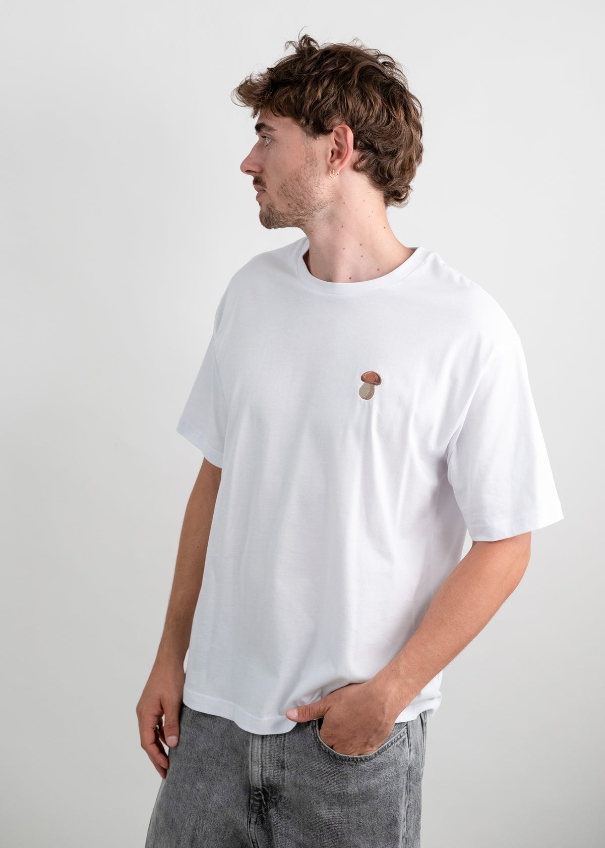 T-Shirt "Schwammerl Narrisch" - weiß