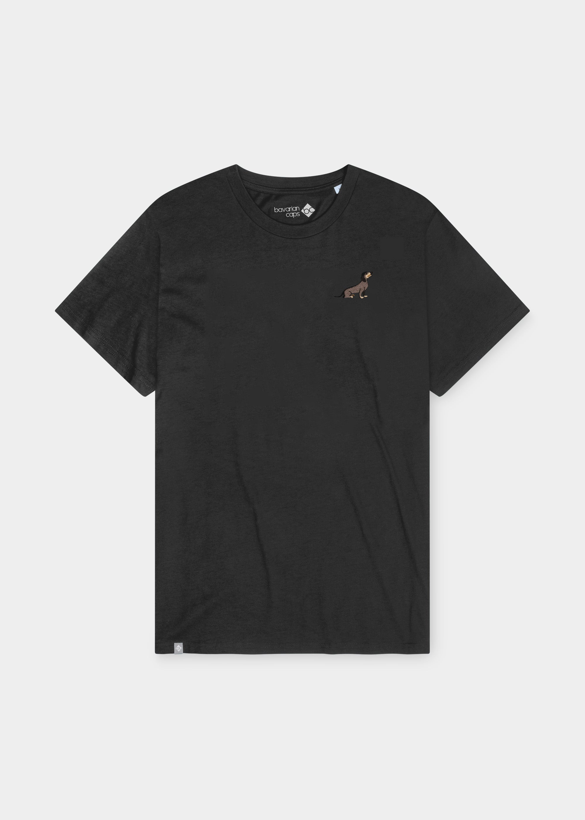 T-Shirt "Dackel" - schwarz