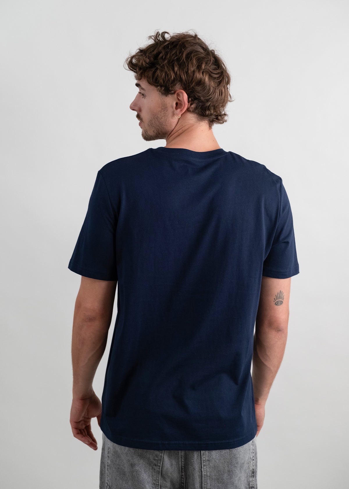 T-Shirt "Wintergipfel" - dunkelblau