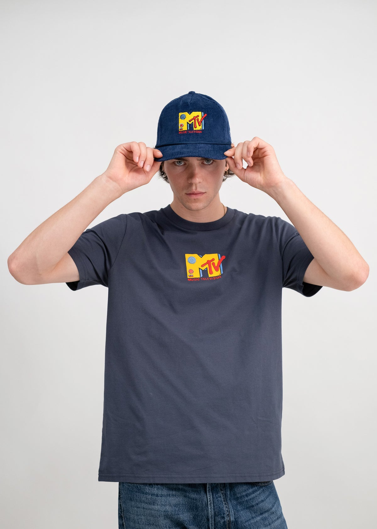 T-Shirt "MTV: Radio" - schiefergrau