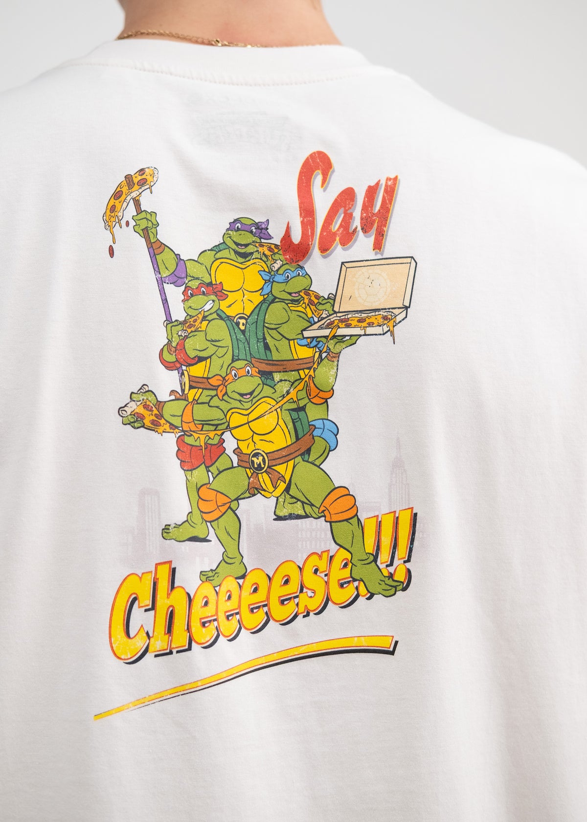 T-Shirt "Turtles: Pizzaliebe" - altweiß