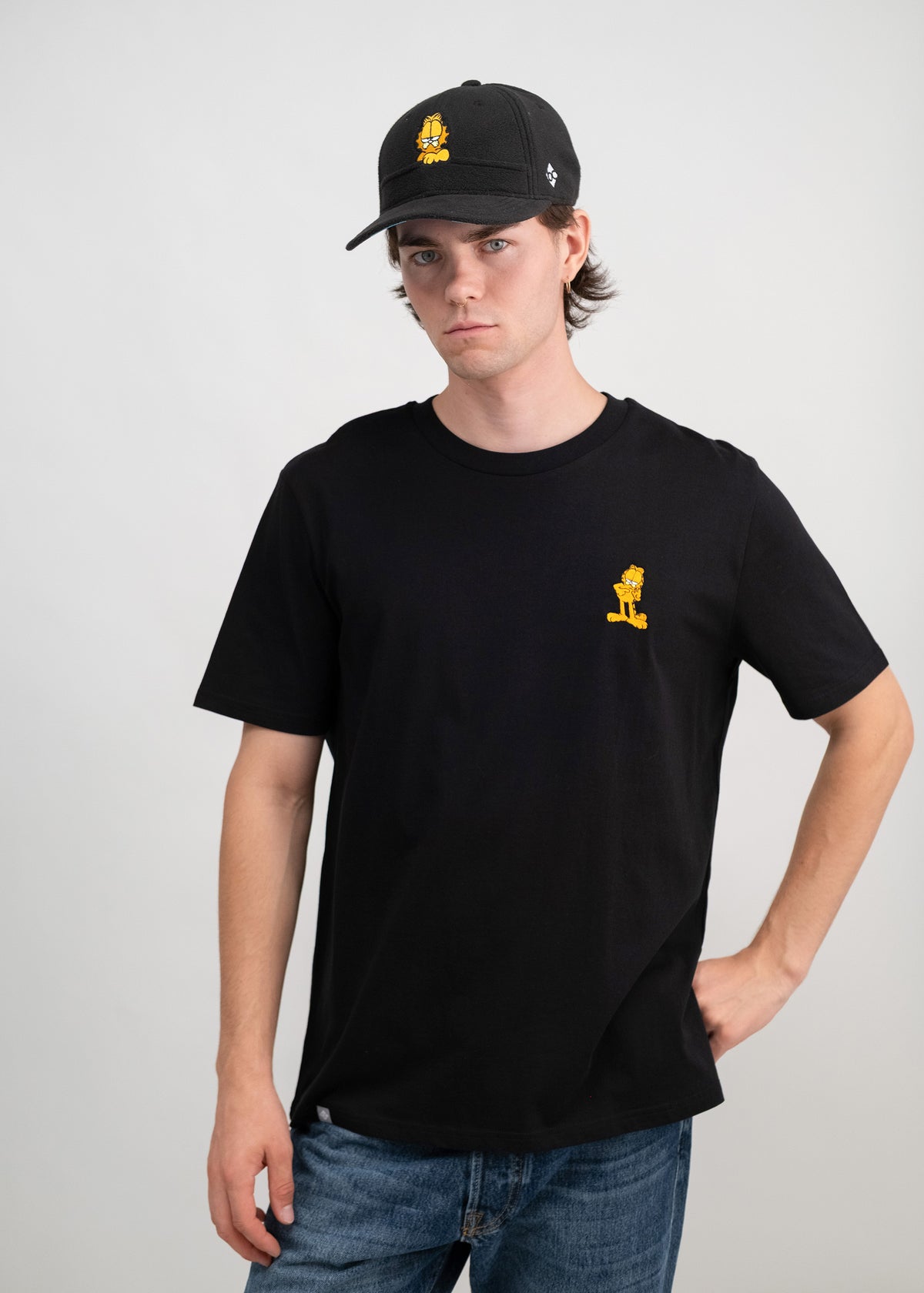 T-Shirt "Garfield: Not listening" - schwarz