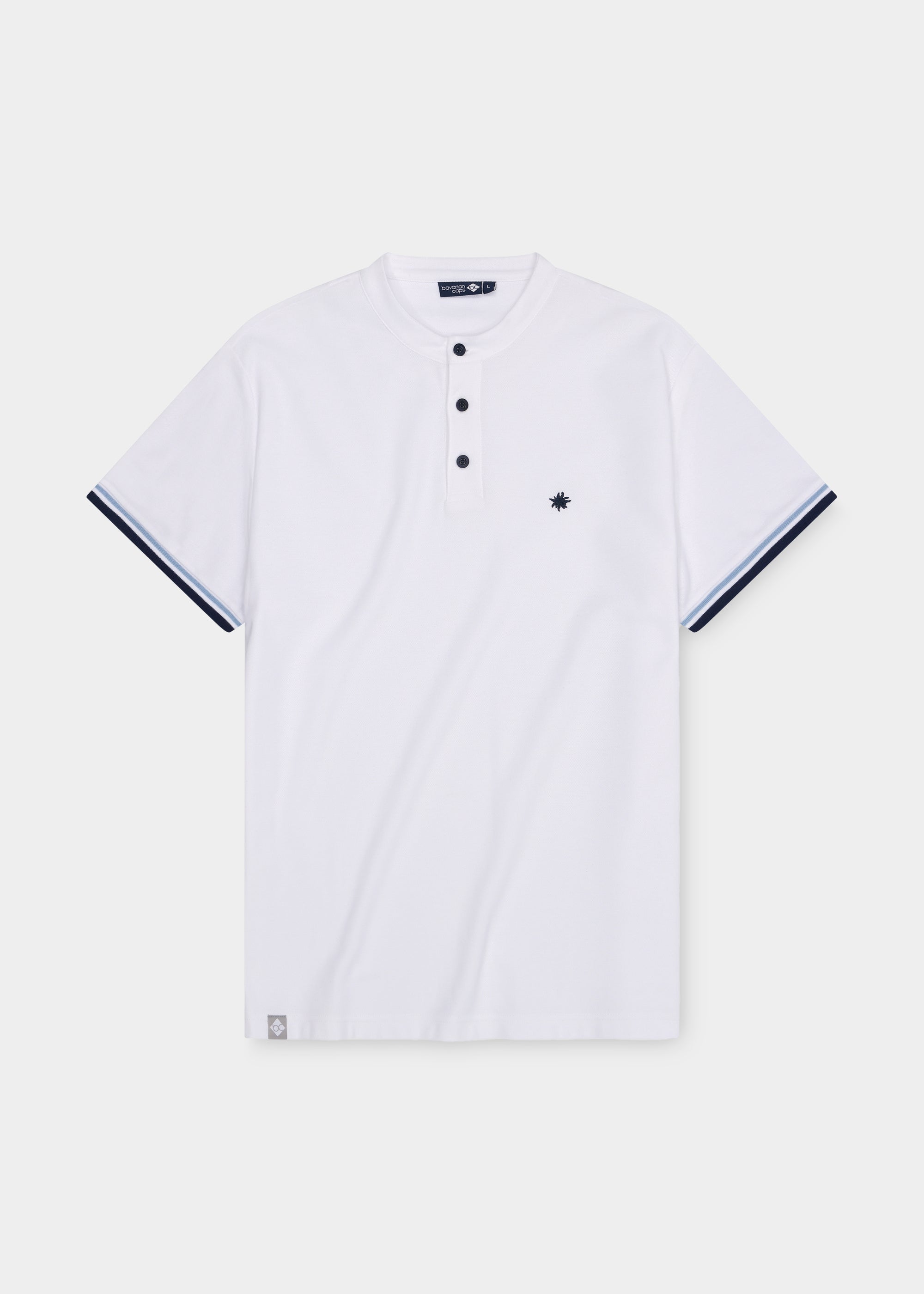 Poloshirt "Edelweiß" - weiß