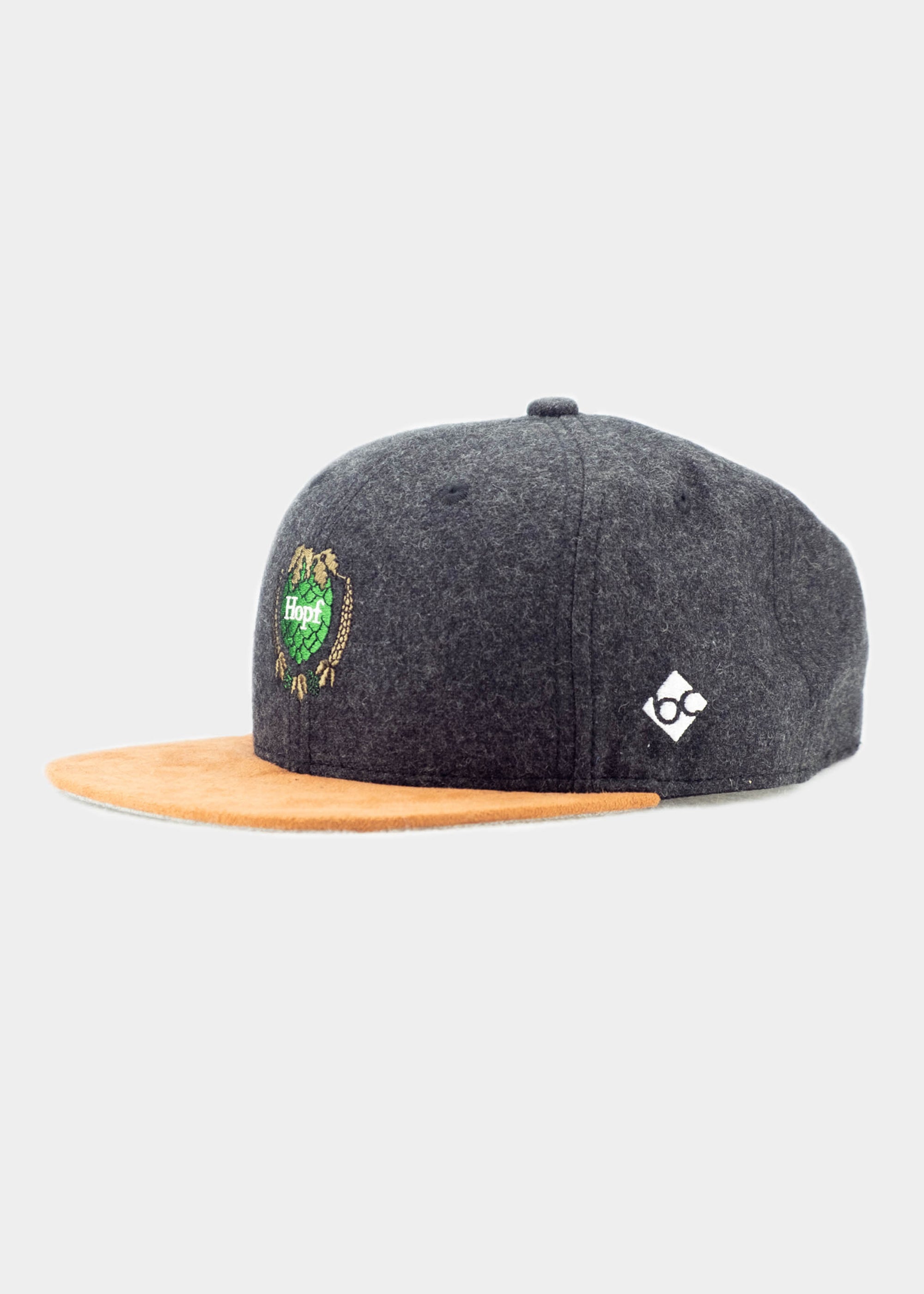 Cap "Hopf" - dunkelgrau (Strapback)