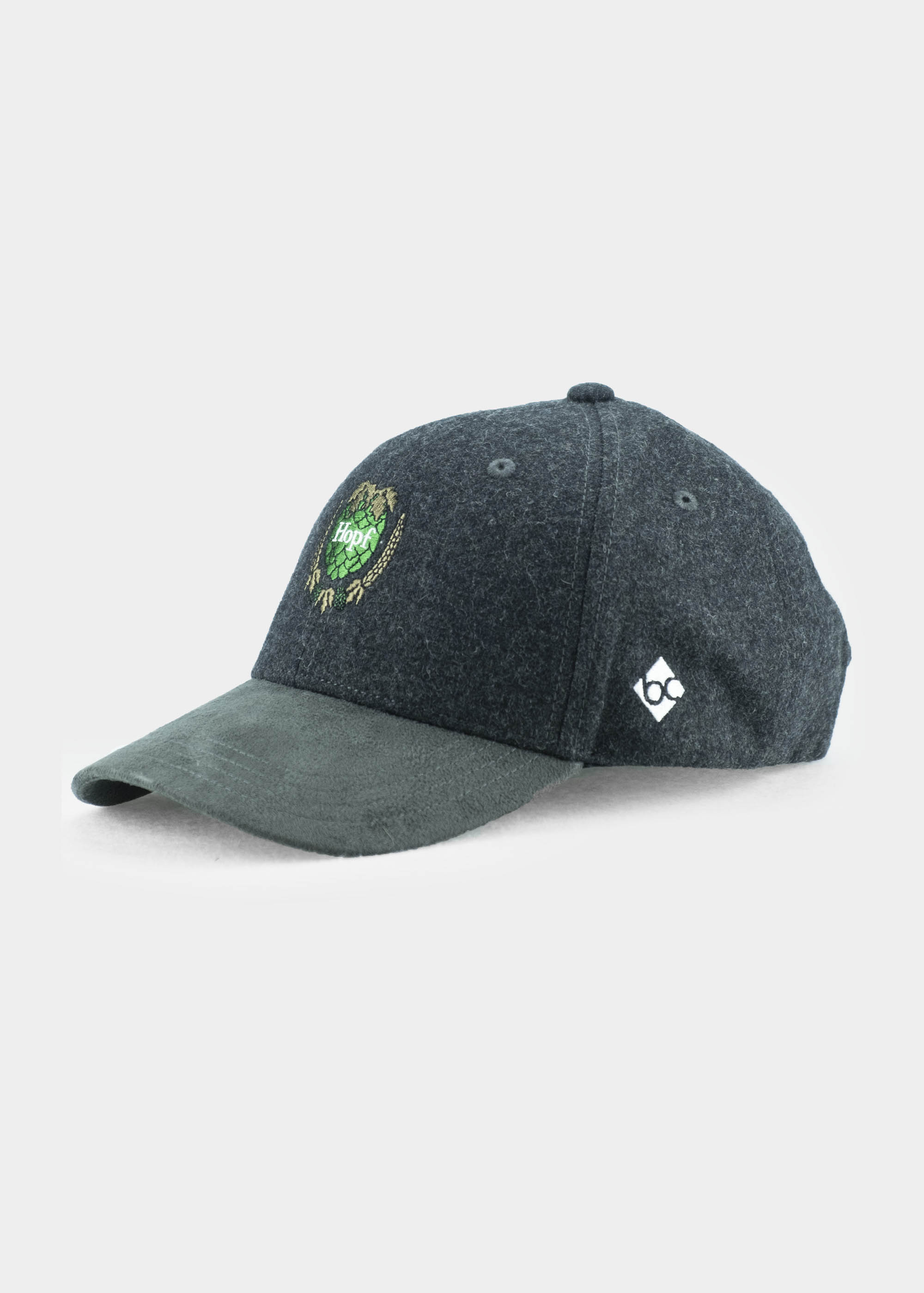 Cap "Hopf" - dunkelgrau (Curved)