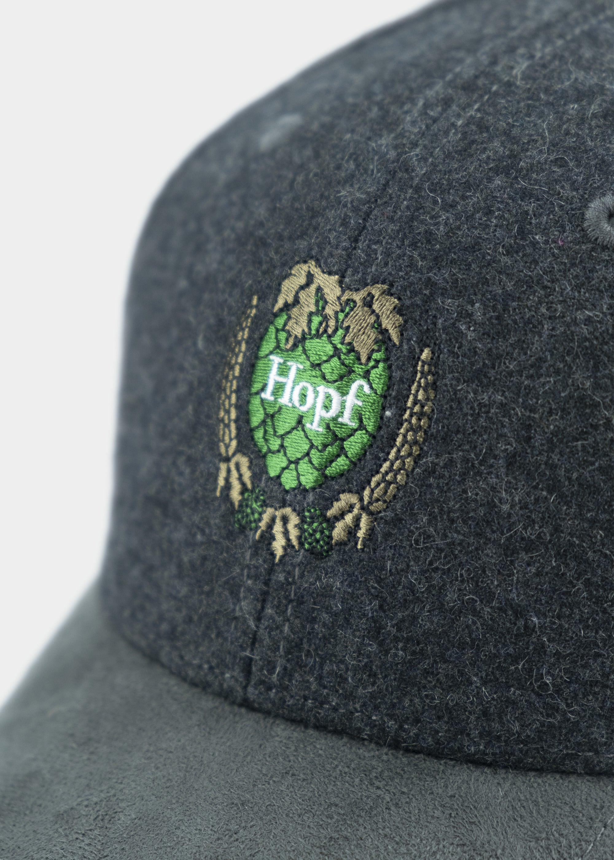 Cap "Hopf" - dunkelgrau (Curved)