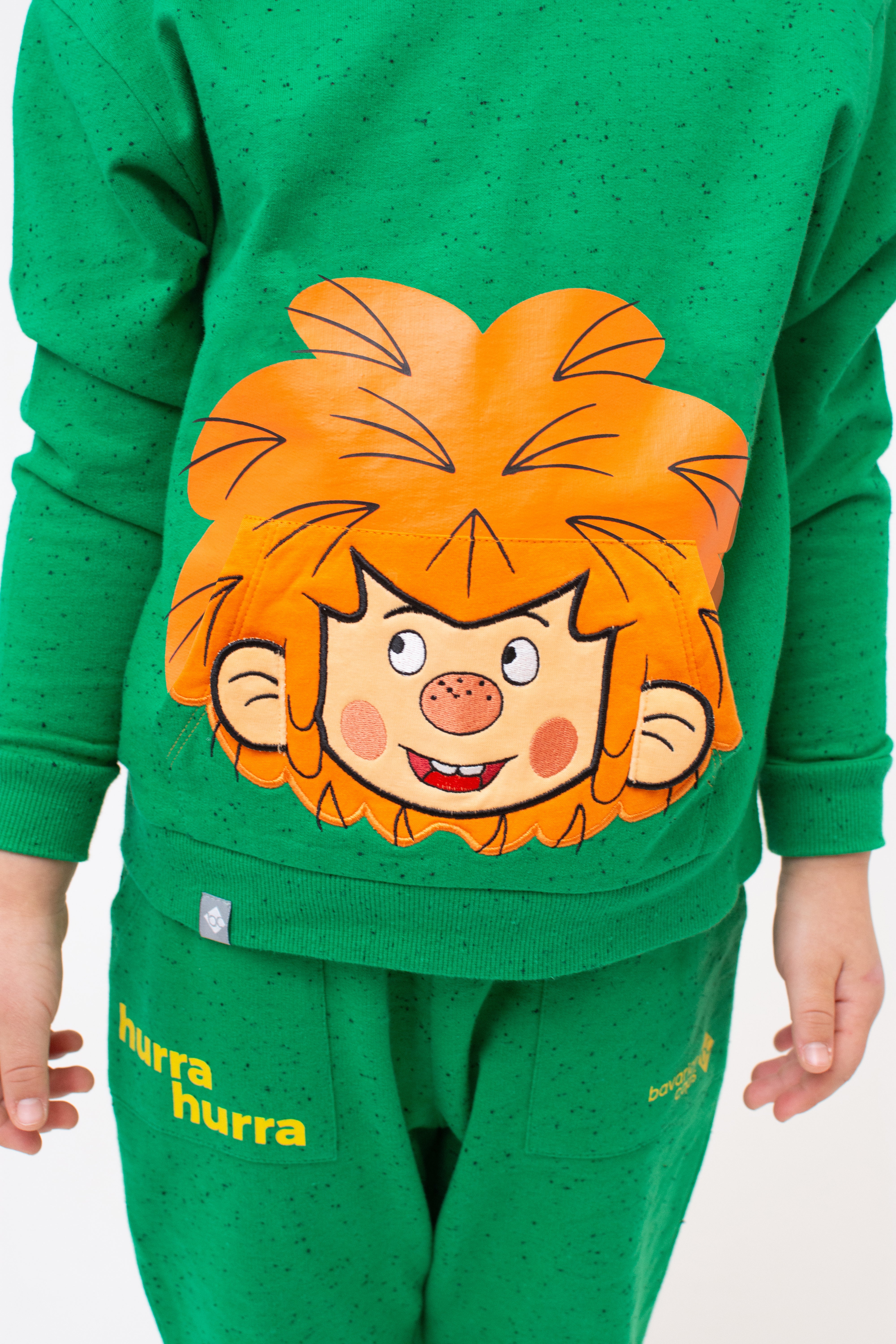 Jogging-Set "Pumuckl" - dunkelgrün (Kinder)