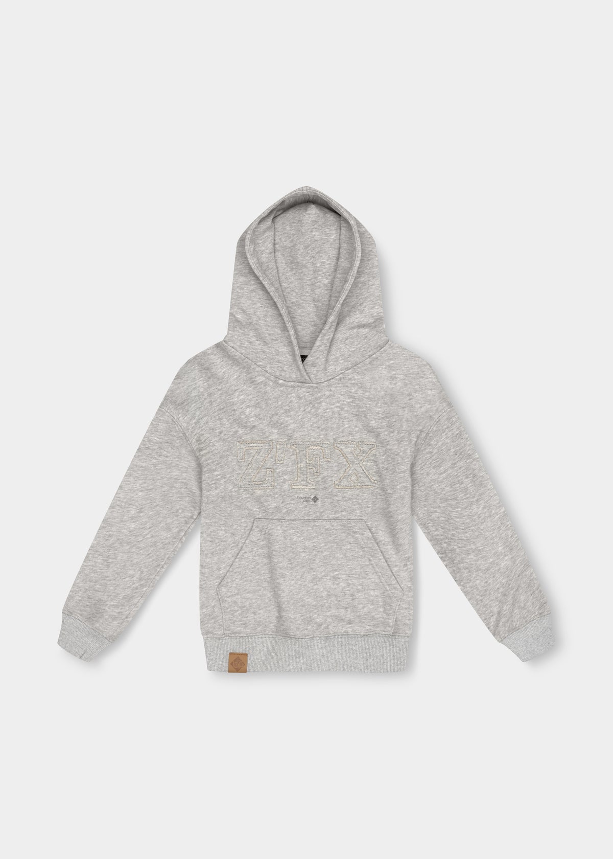 Hoodie "ZFX" - grau-meliert (Kinder)