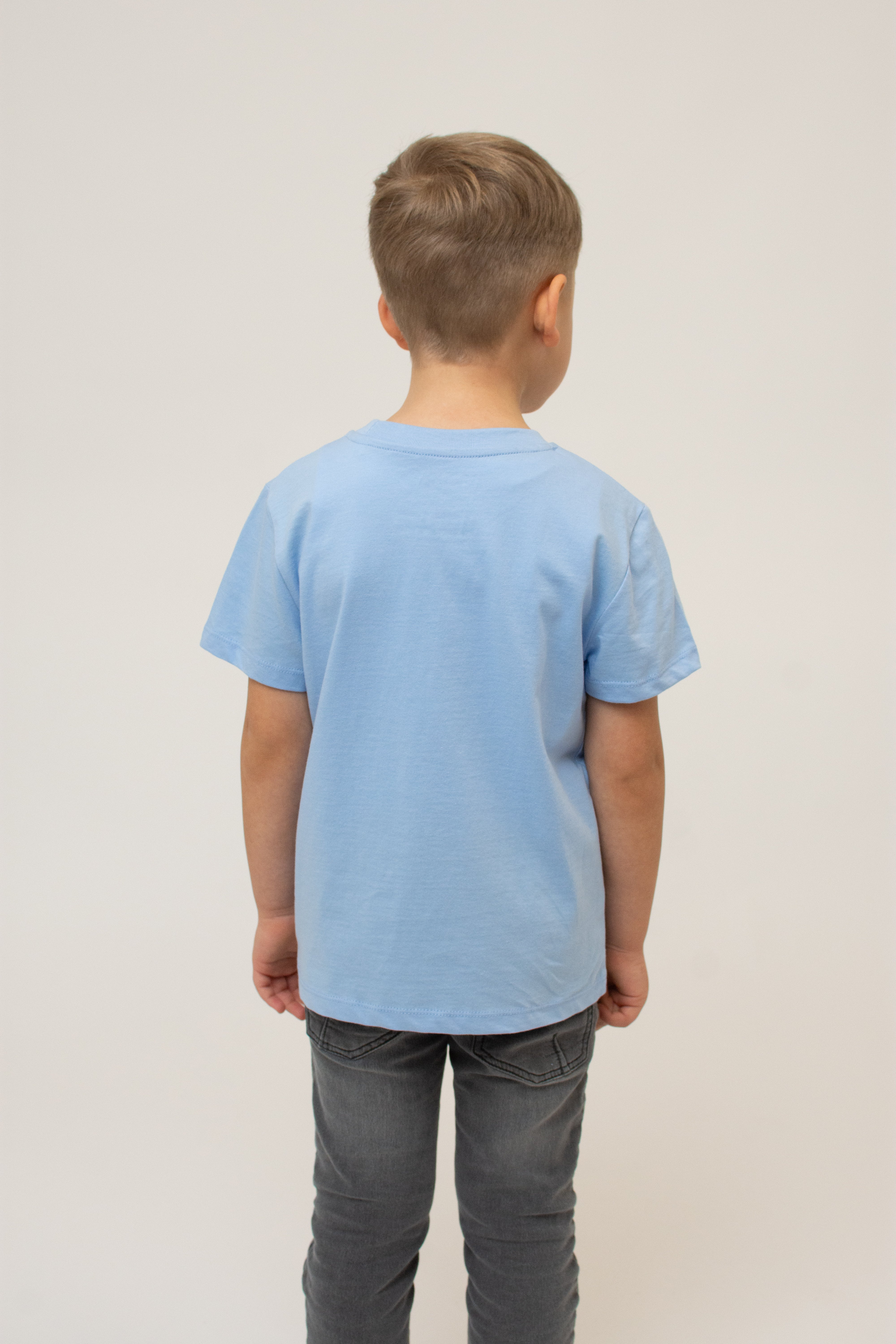T-Shirt "Lucky Luke: Fässer" - hellblau (Kinder)