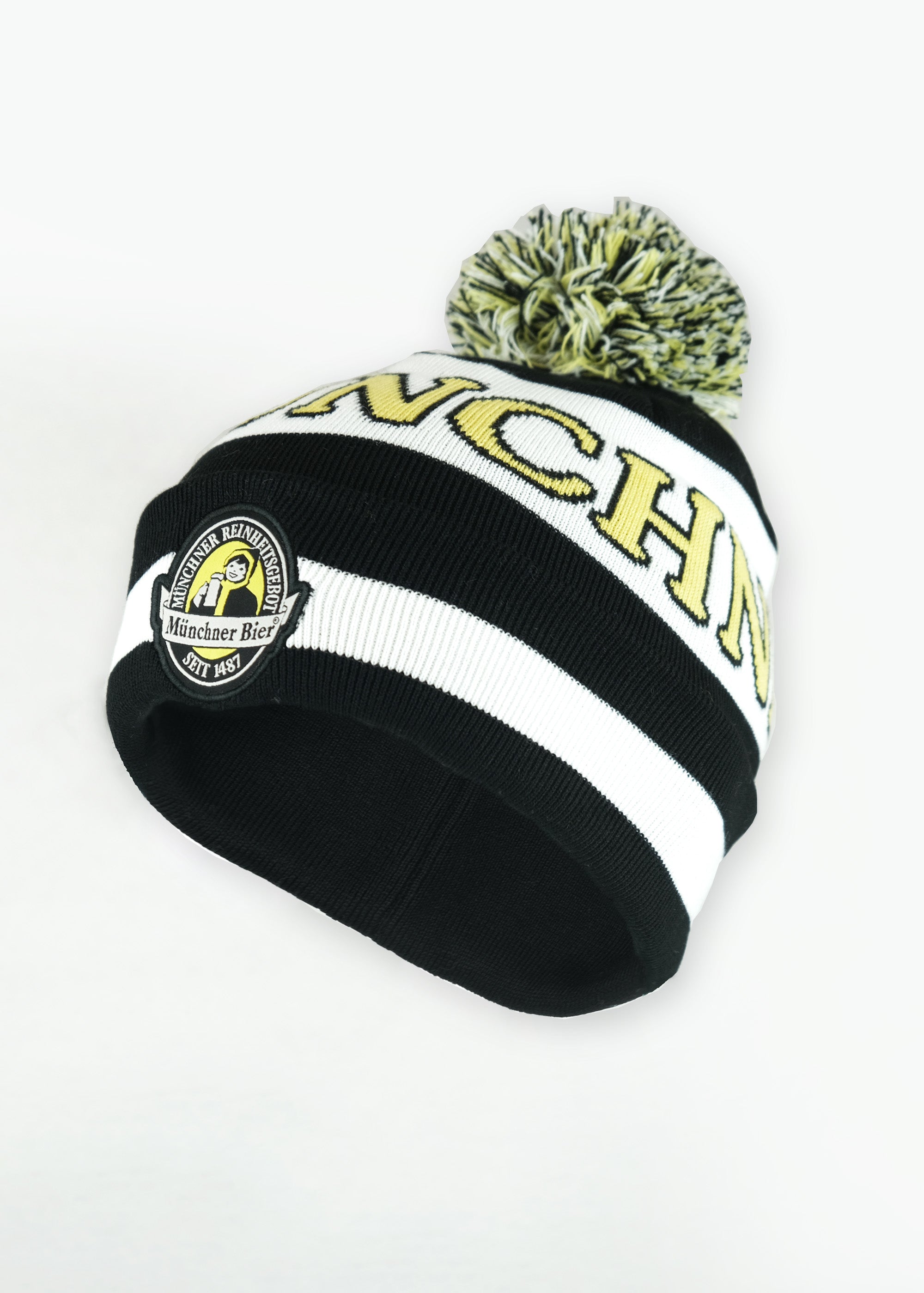 Bommel-Haum "Münchner Bier" - schwarz/weiß