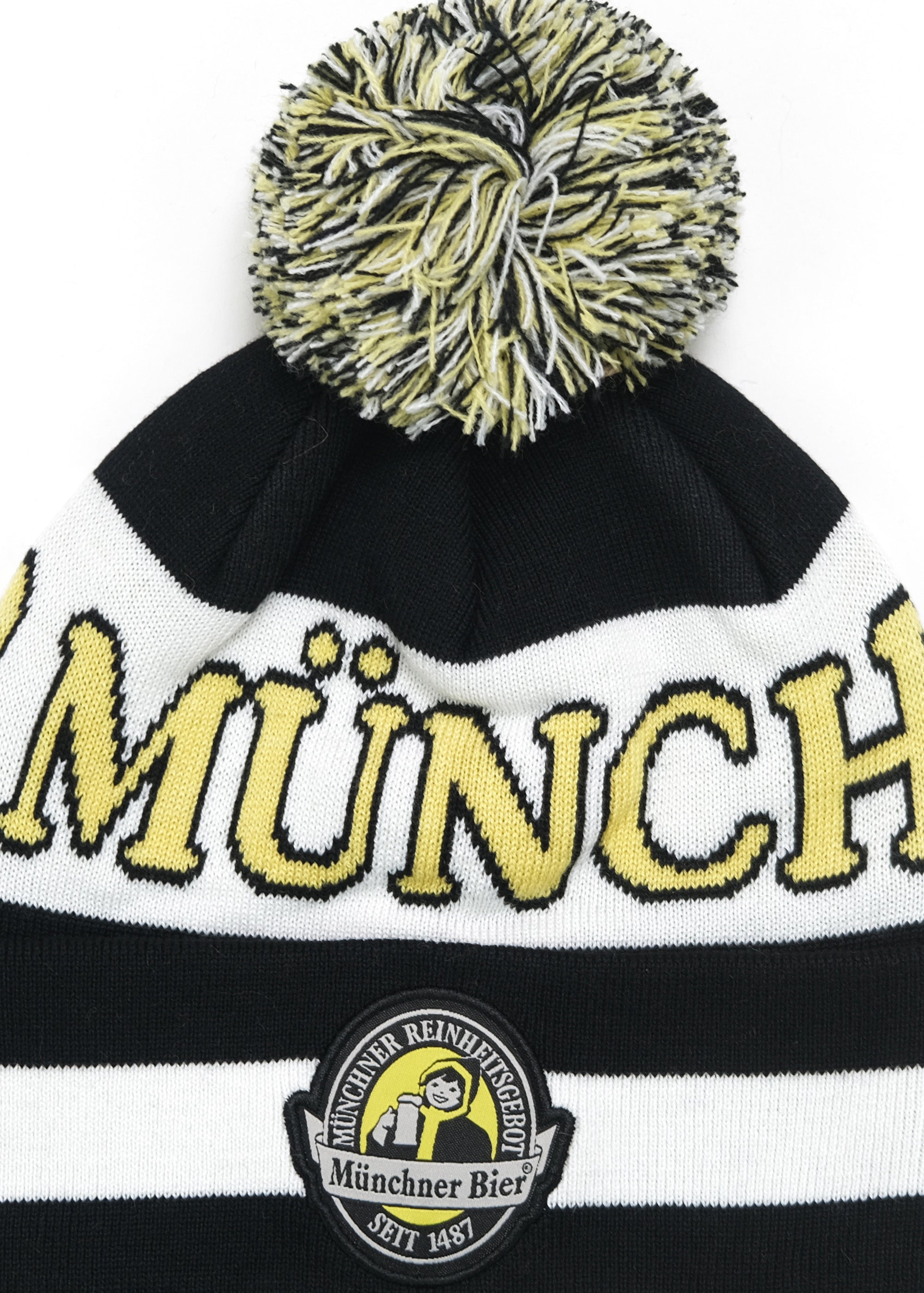 Bommel-Haum "Münchner Bier" - schwarz/weiß