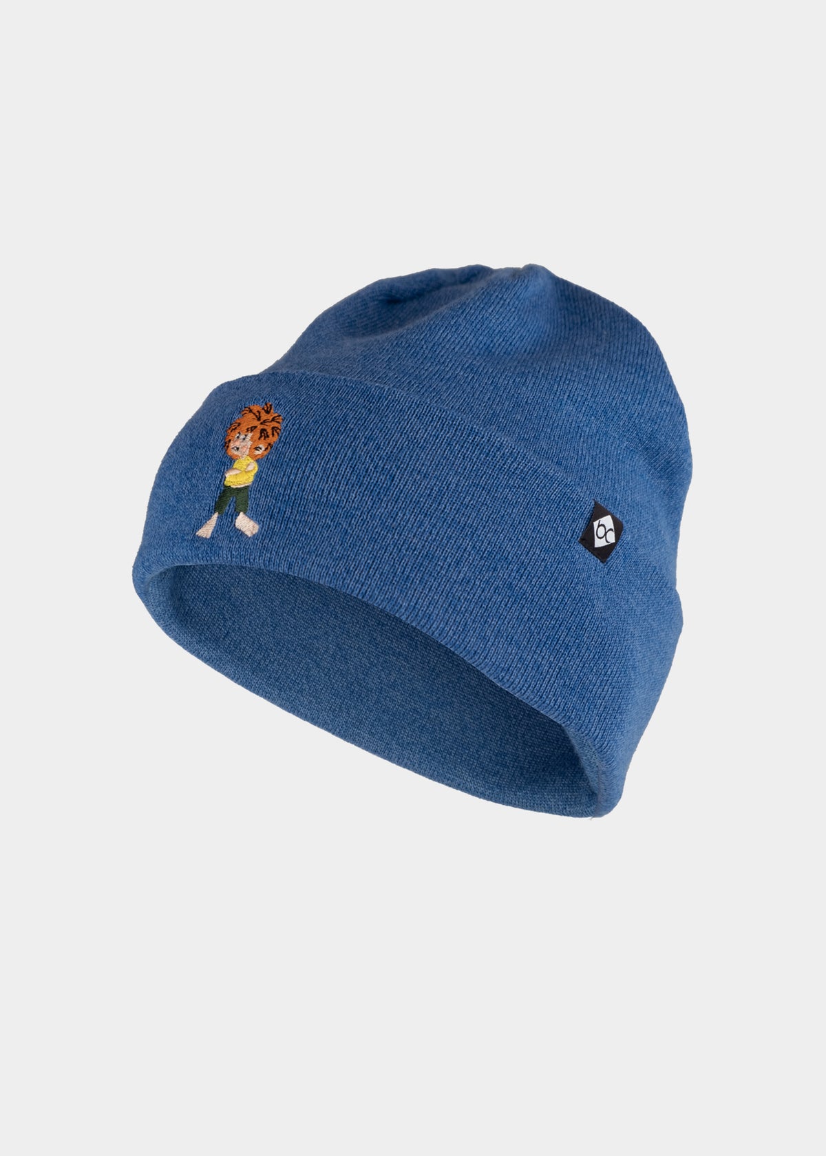 Stick-Haum "Pumuckl Grantig" - azurblau