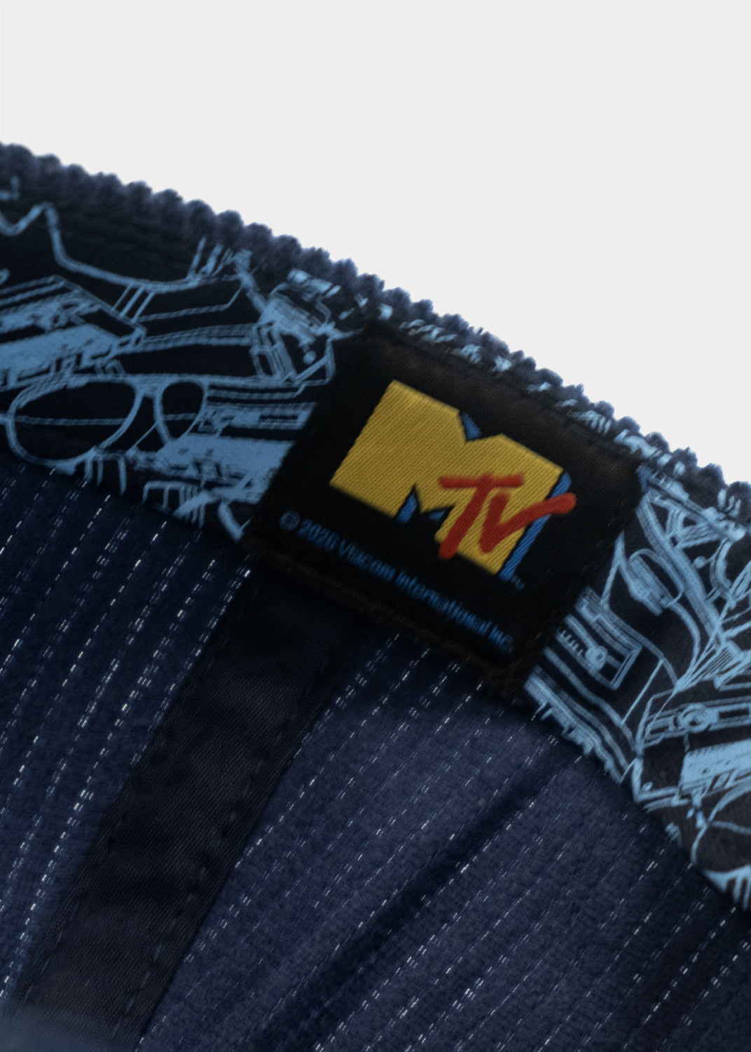 Cap "MTV: Radio" - dunkelblau (Halfcurved)
