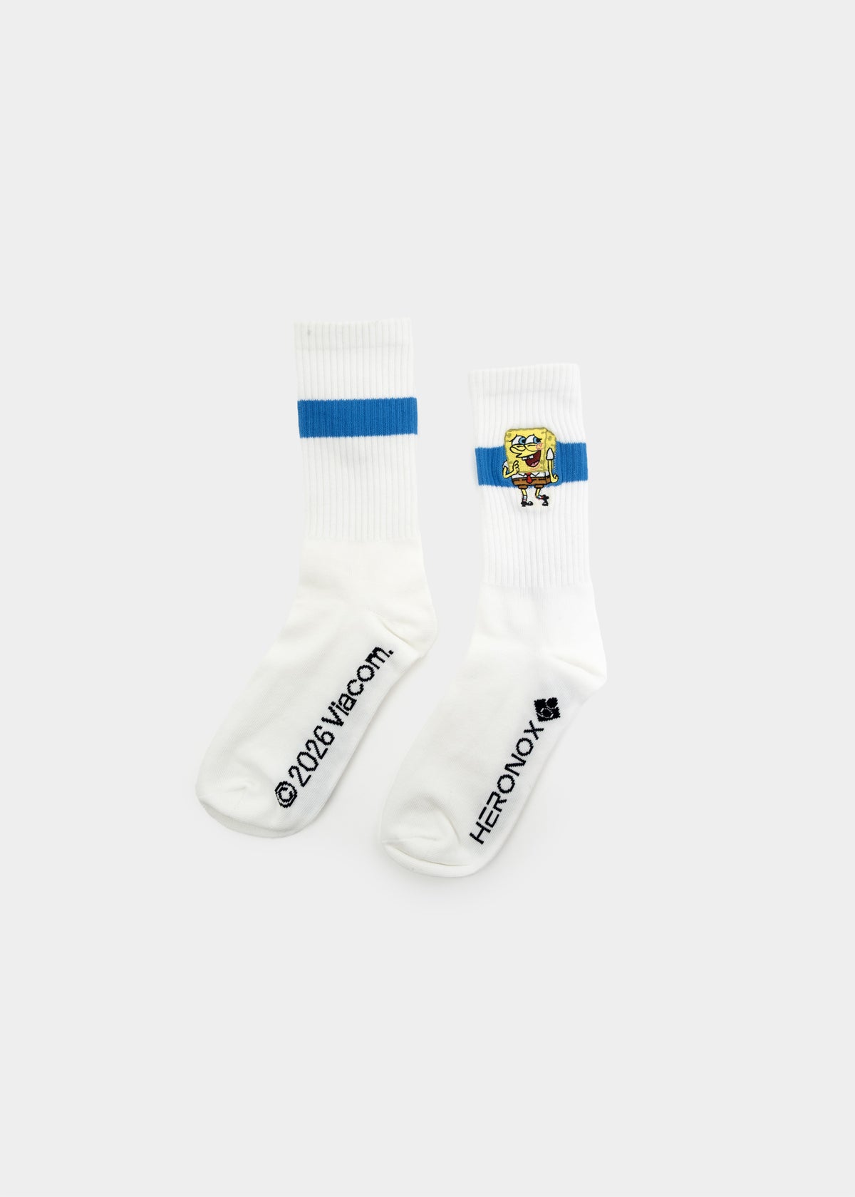 Sportsocken "SpongeBob ist verlegen" - weiß
