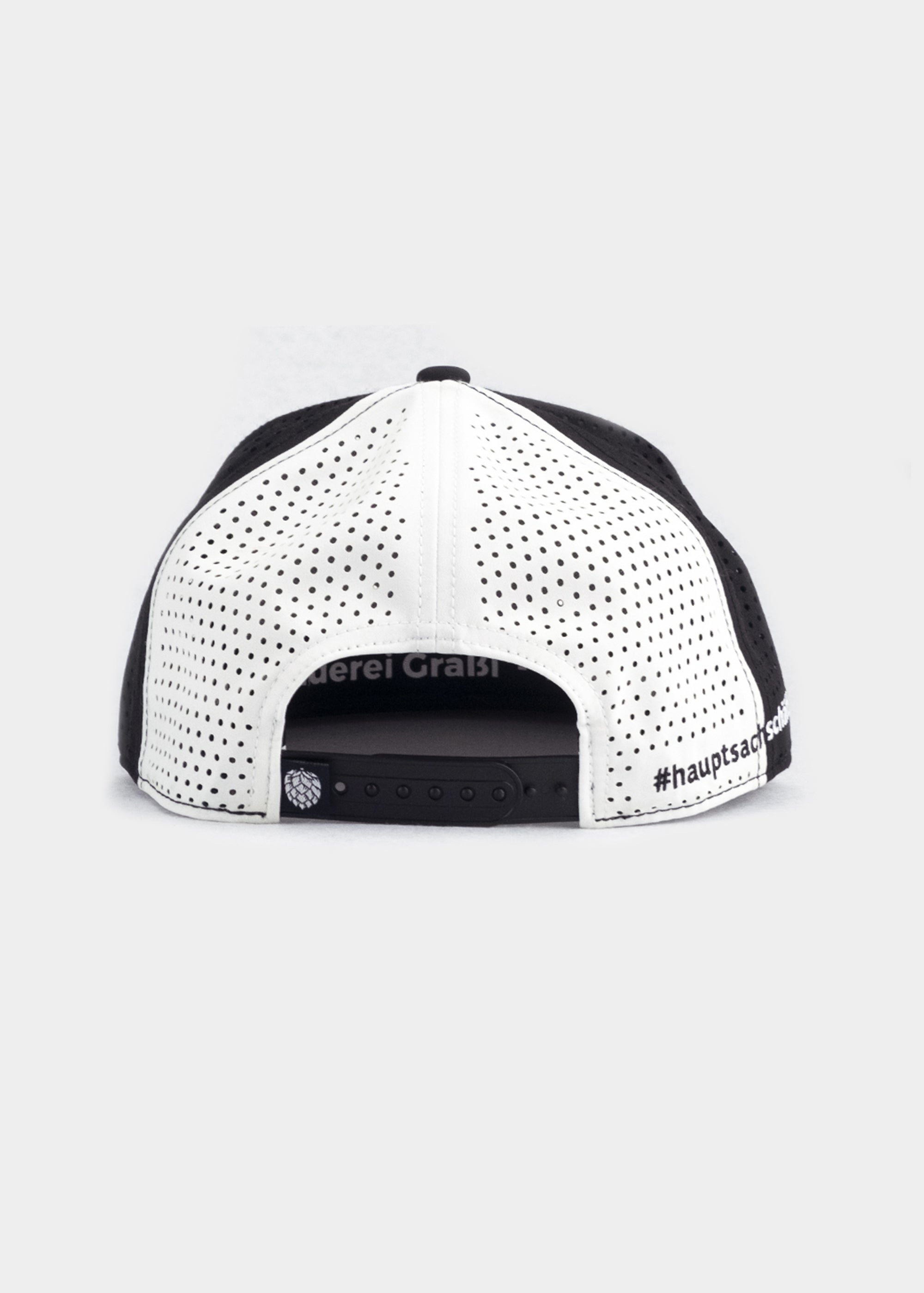 Cap "Schäffler Outdoor" - schwarz/weiß (Snapback)