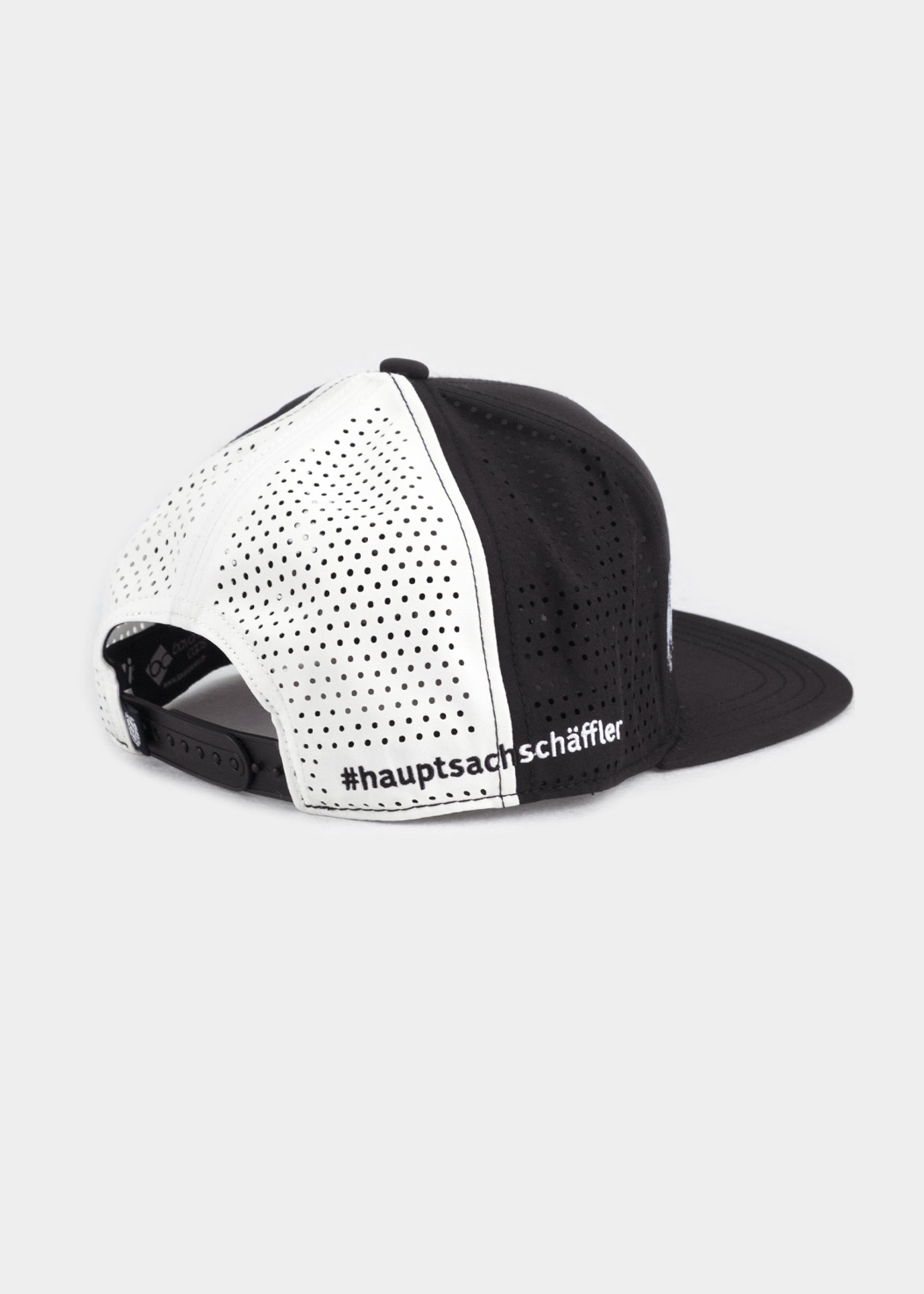 Cap "Schäffler Outdoor" - schwarz/weiß (Snapback)