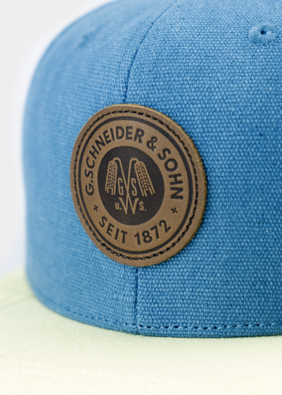 Cap "150 Jahre Schneider Weisse" - blau (Snapback)