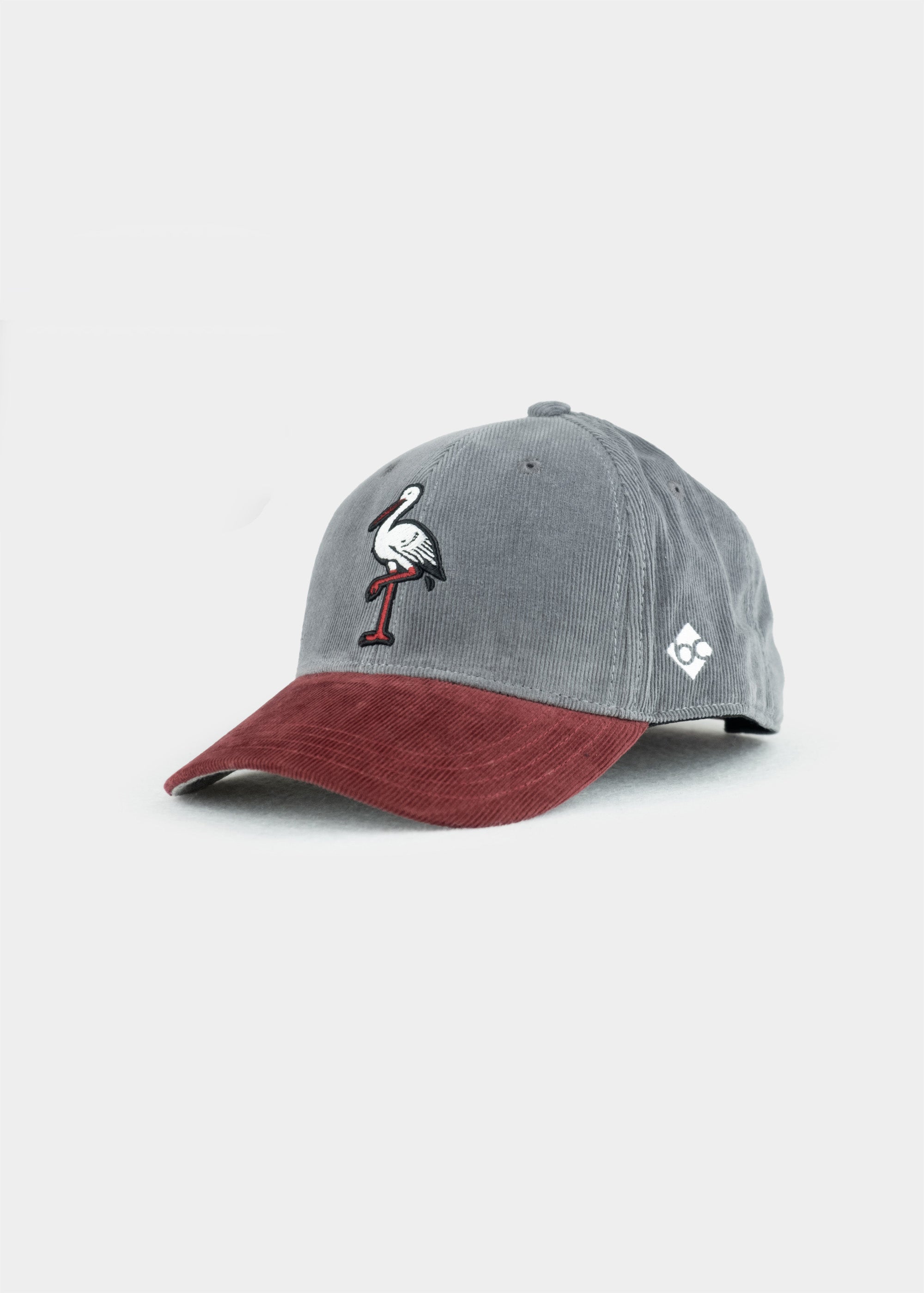 Cap "Storchenbräu" - grau (Curved)