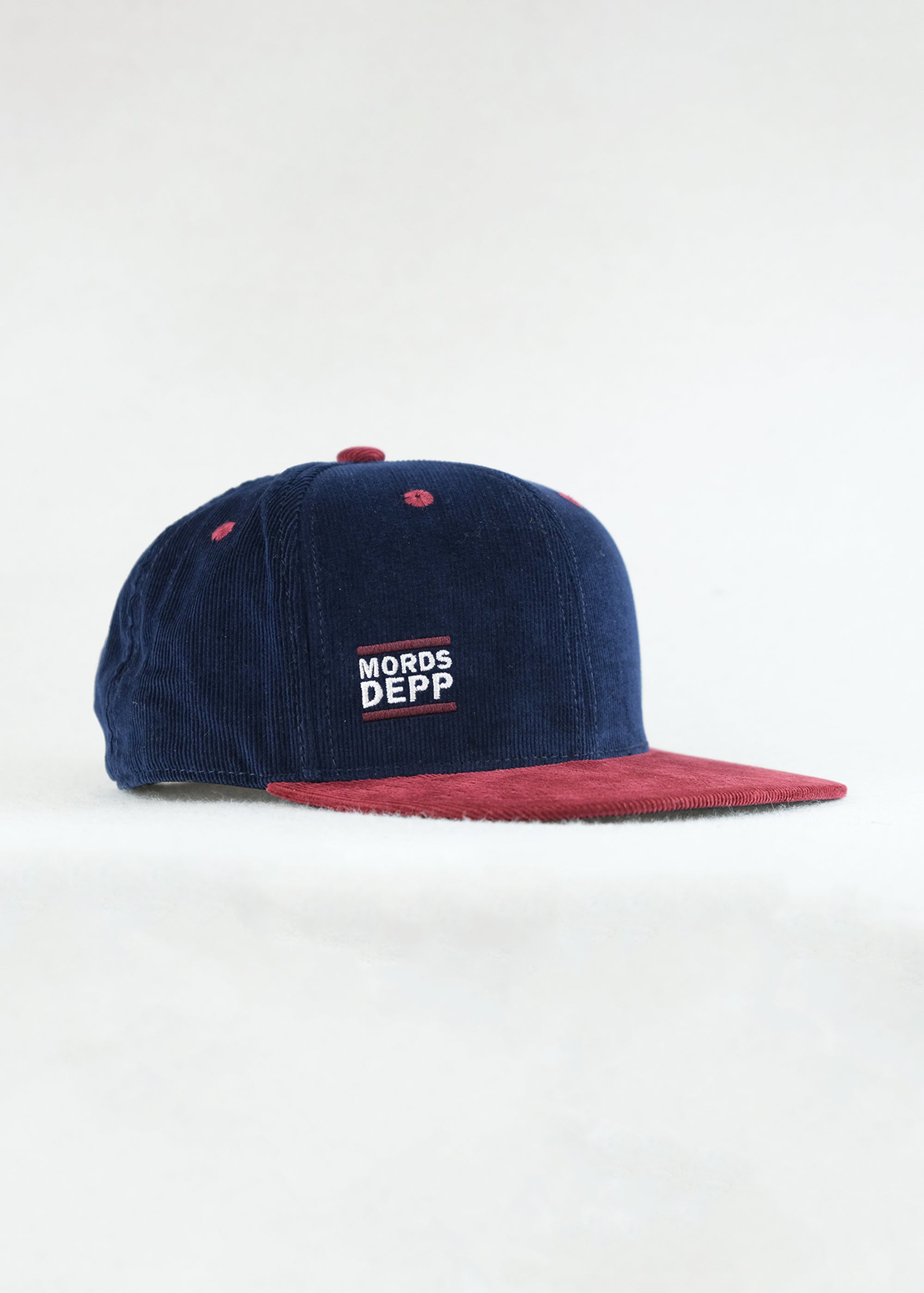 Cap "dicht&ergreifend: Kord" - dunkelblau (Snapback)