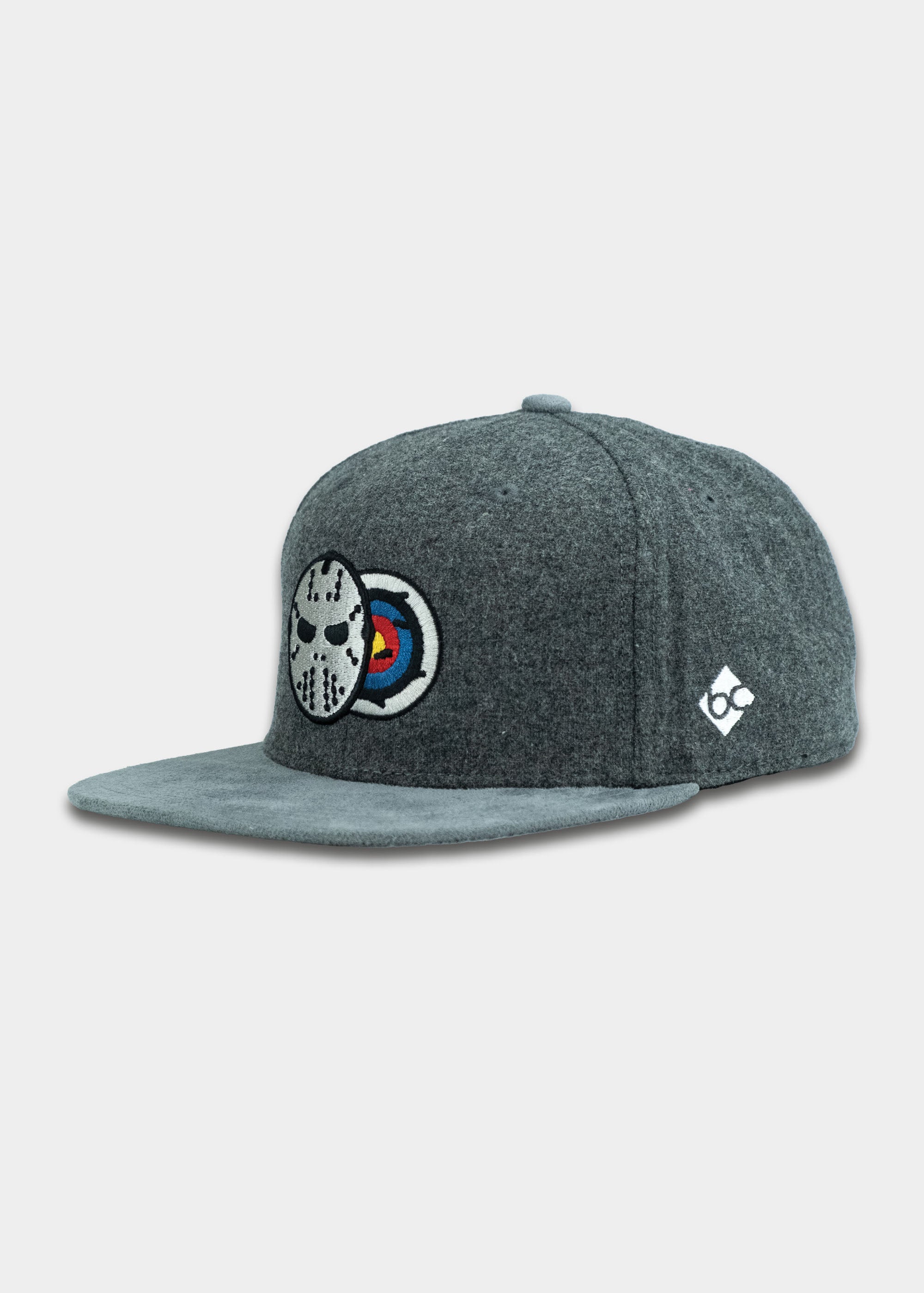 Cap "Eisblog" - dunkelgrau (Snapback)