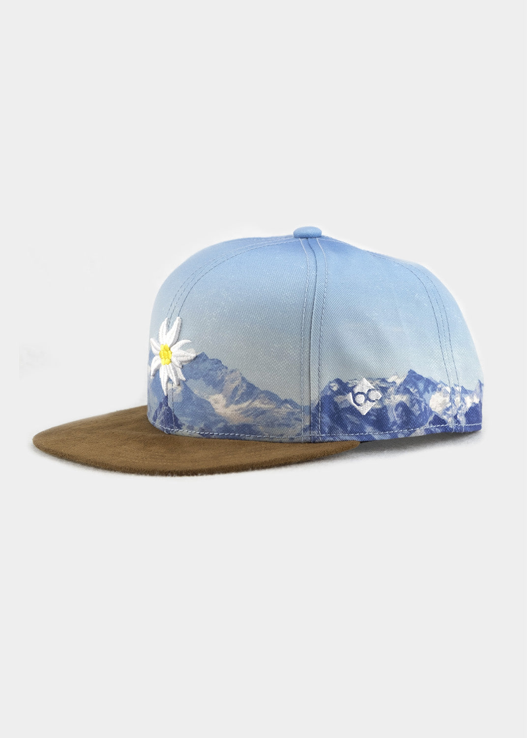 Cap "Edelweiß Bergliebe" - hellblau (Snapback)