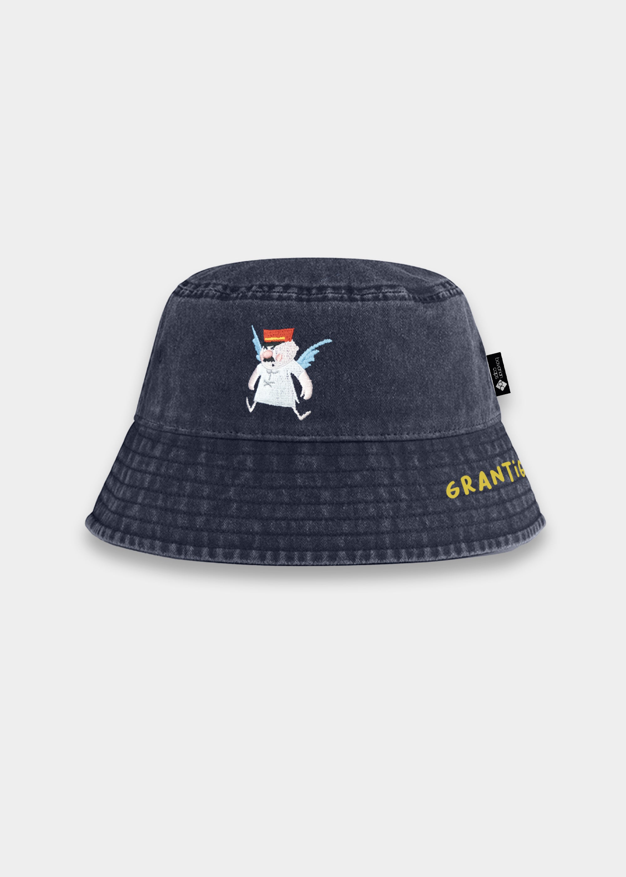 Bucket Hat "Grantler Klub: Aloisius" - dunkelblau