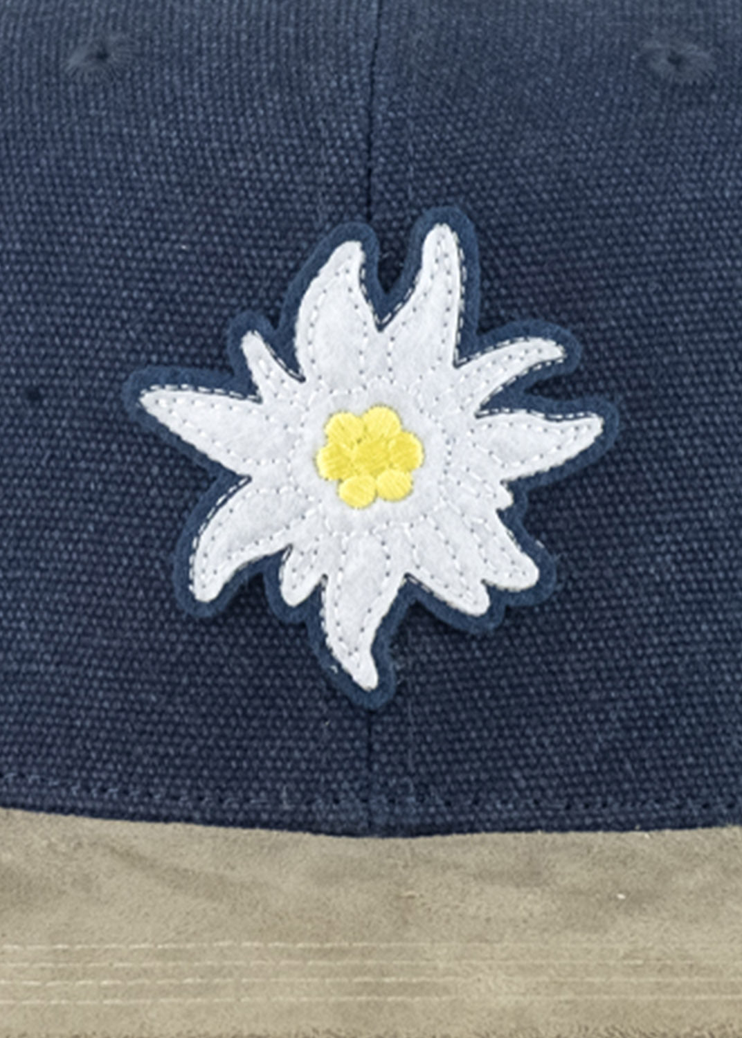 Cap "Edelweiß: Filzpatch" - dunkelblau (Snapback)