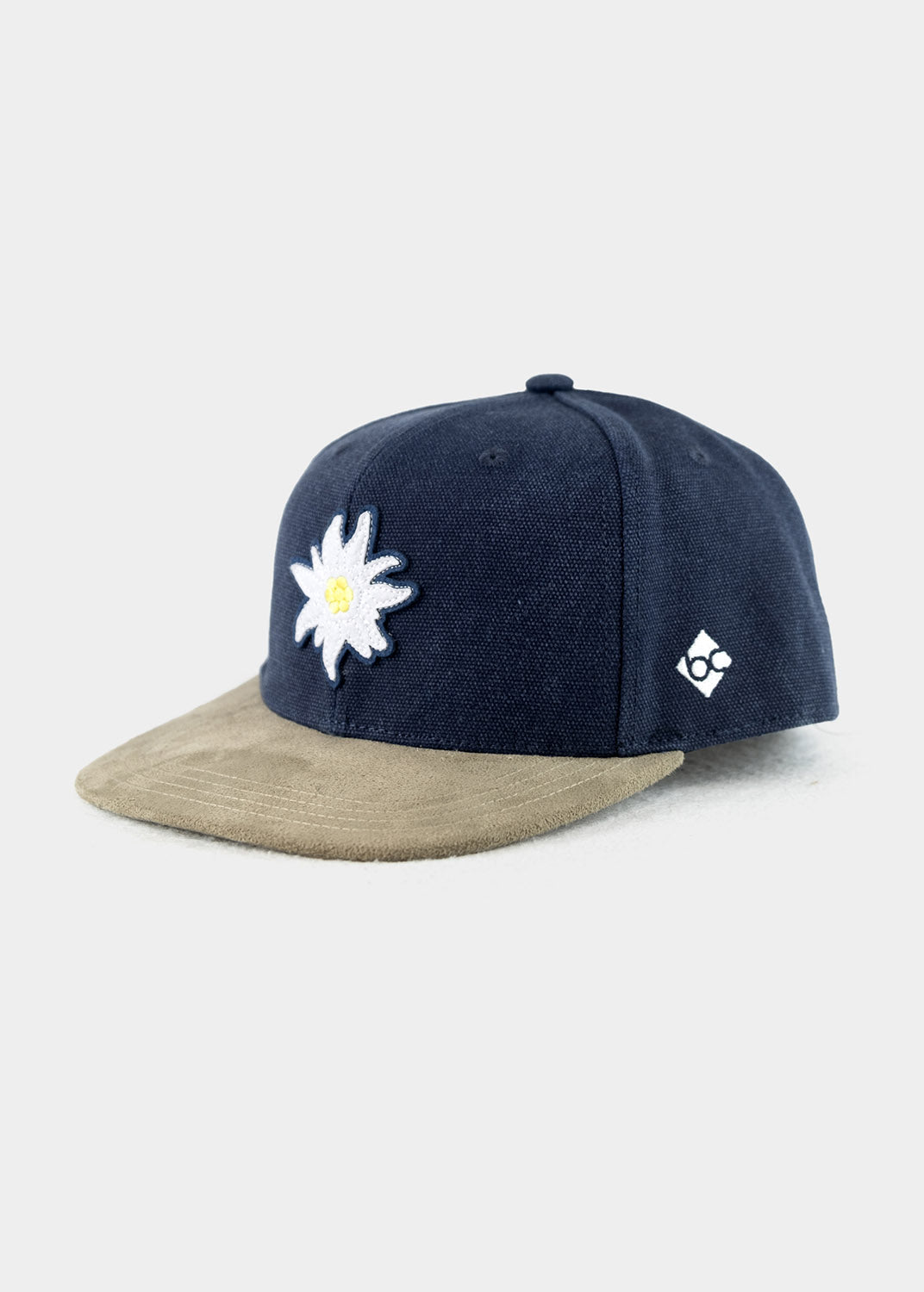 Cap "Edelweiß: Filzpatch" - dunkelblau (Snapback)