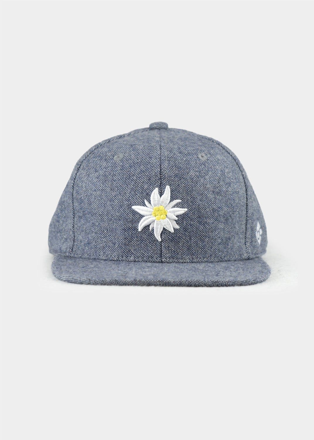 Cap "Edelweiß Flanell" - hellblau (Snapback)