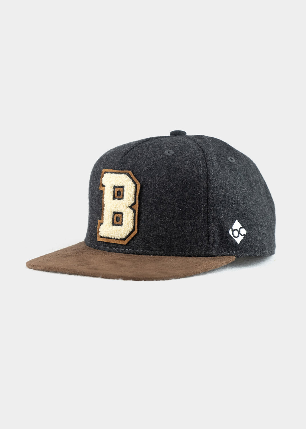 Cap "B" - dunkelgrau (Snapback)