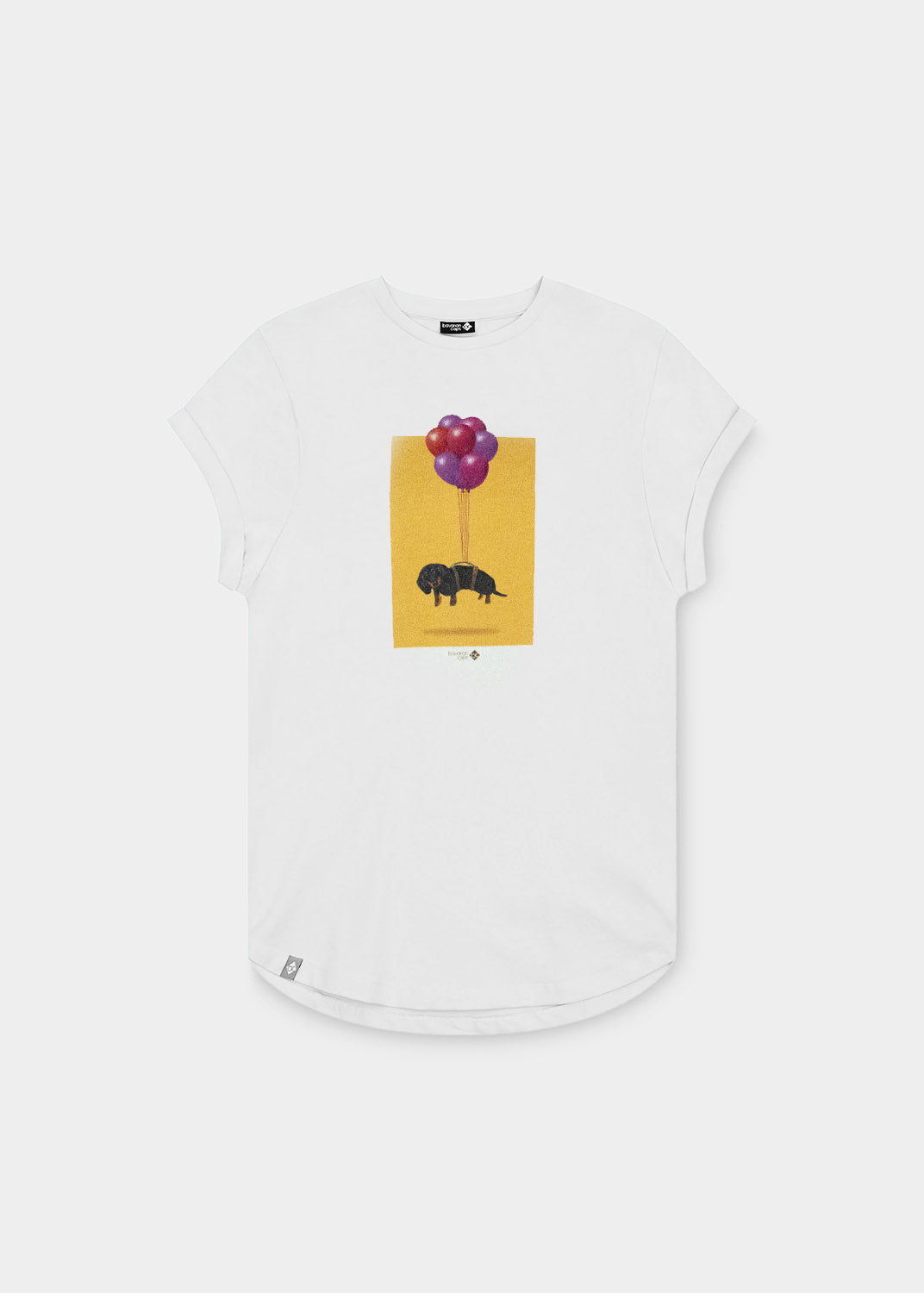 T-Shirt "Dackelexpress" - weiß