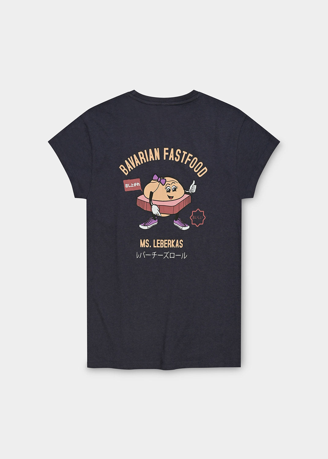 T-Shirt "Ms. Leberkas" - anthrazit
