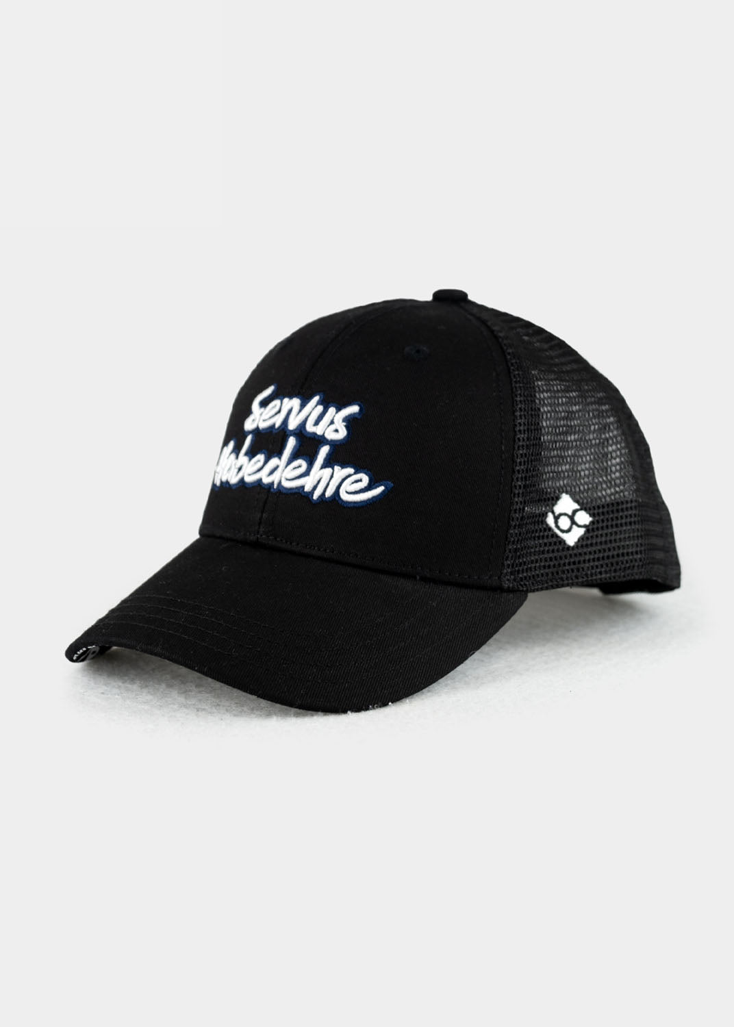 Cap "DeSchoWieda: Servus Habedehre" - schwarz (Curved)