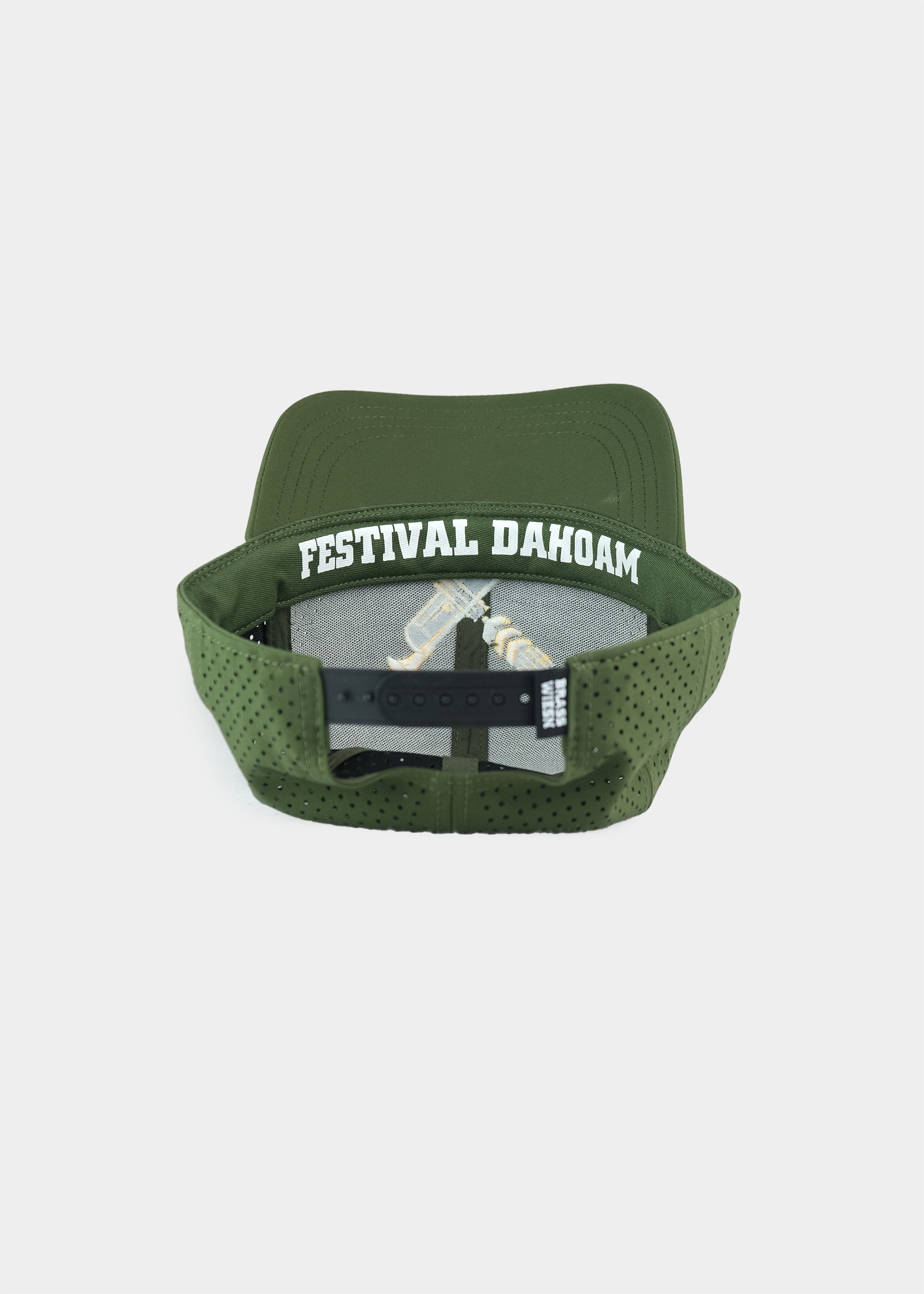 Cap "Brasswiesn" - olive (Halfcurved)