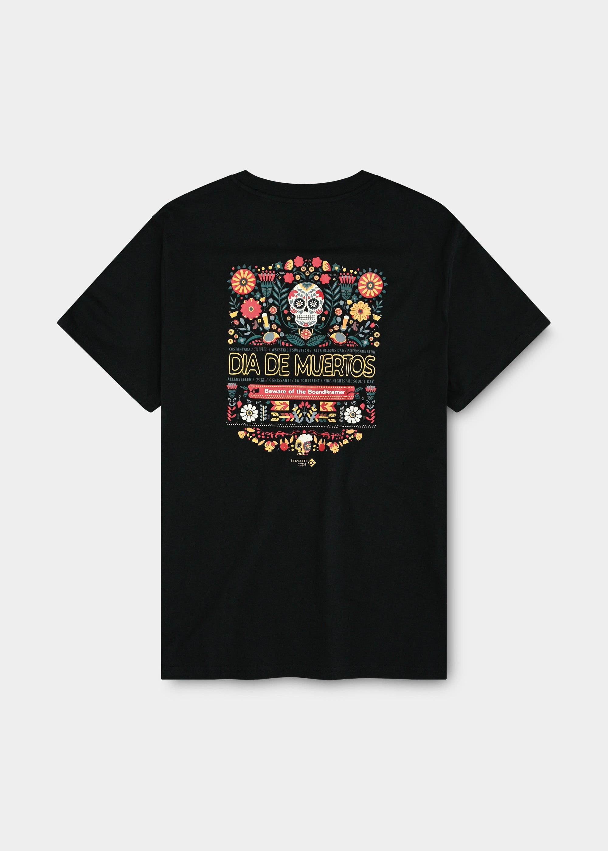 T-Shirt "Dia de muertos" - schwarz
