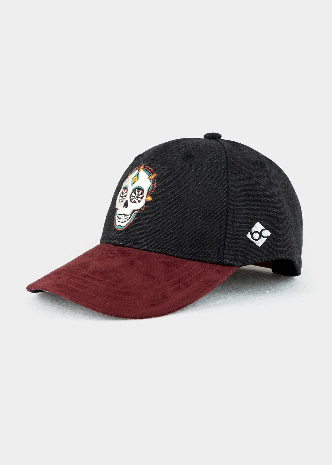 Cap "Dia de muertos" - schwarz (Curved)
