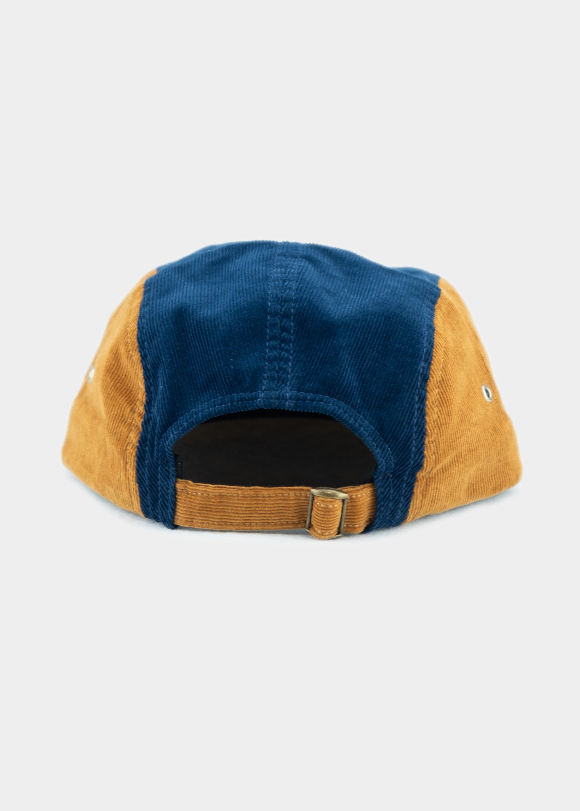 Cap "dicht&ergreifend: Kord" - blau/braun (5-Panel)