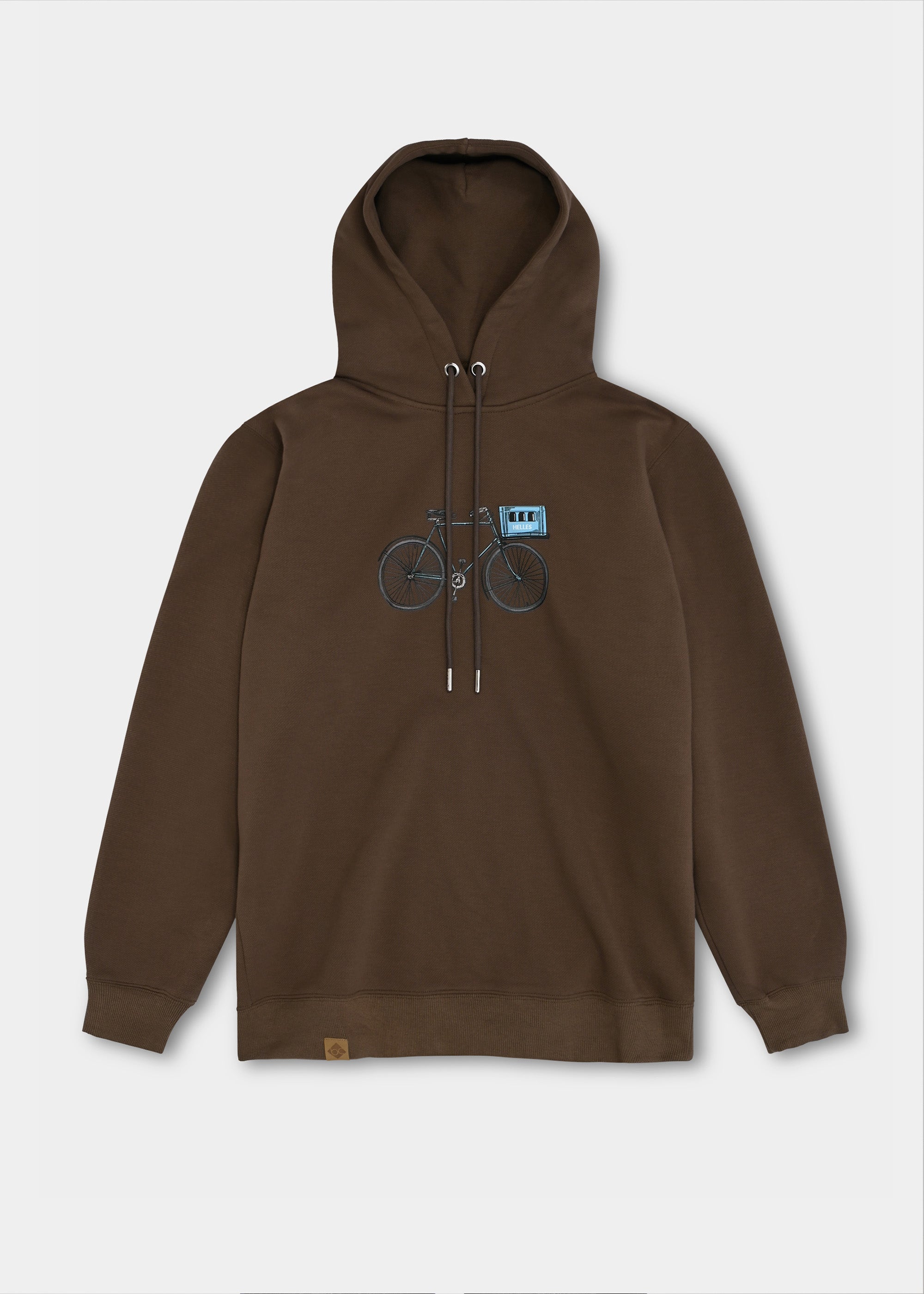 Hoodie "Expresslieferdienst" - dunkelbraun
