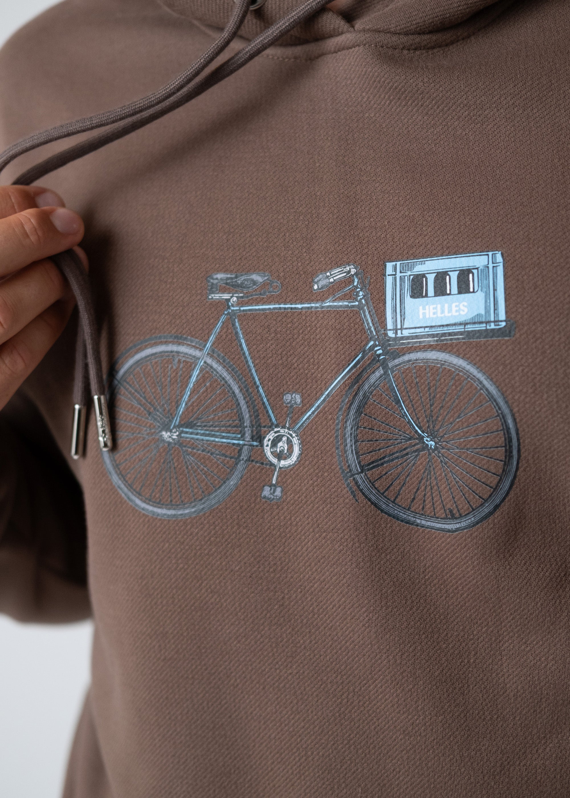 Hoodie "Expresslieferdienst" - dunkelbraun