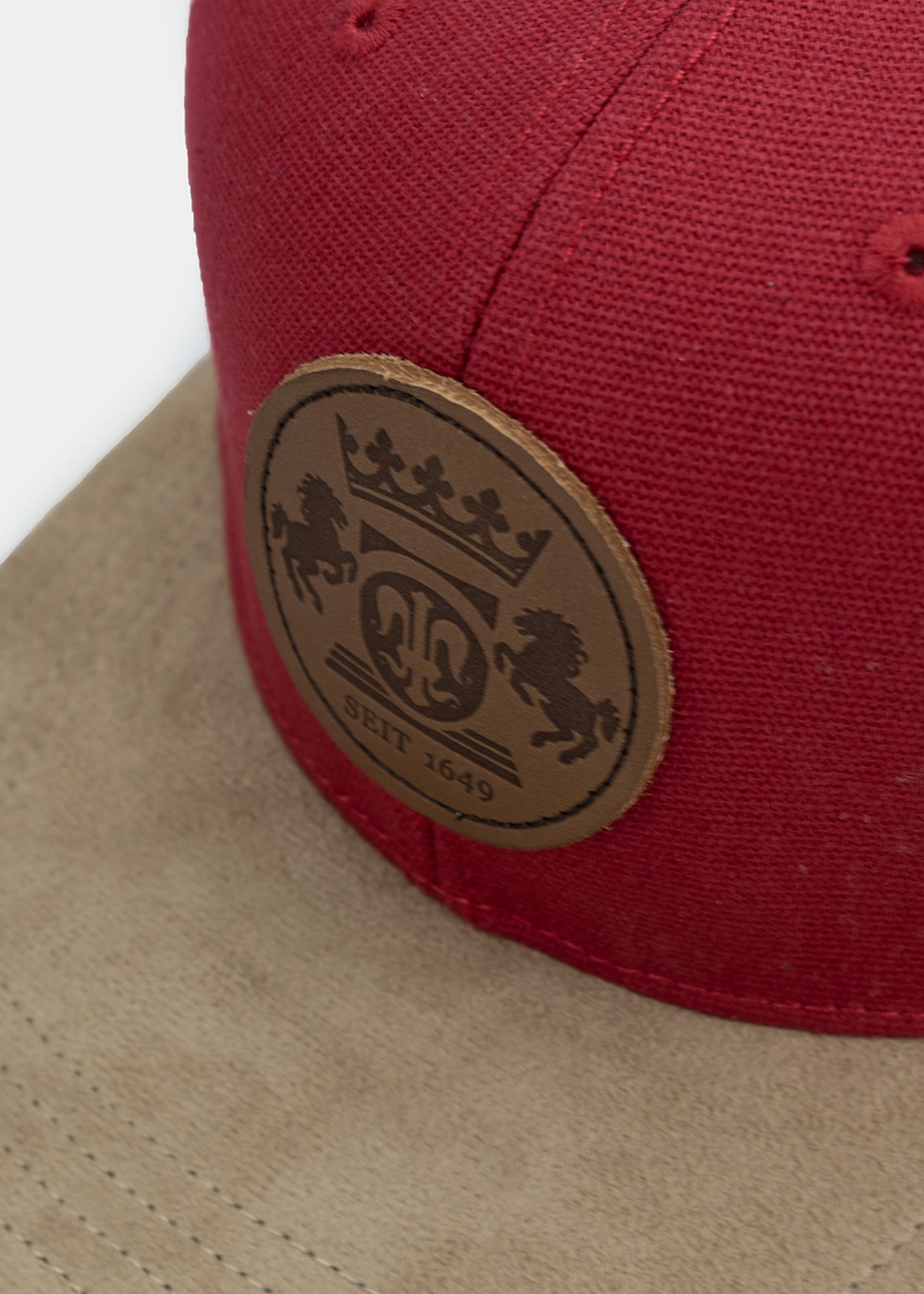 Cap "Falter" - rot (Snapback)