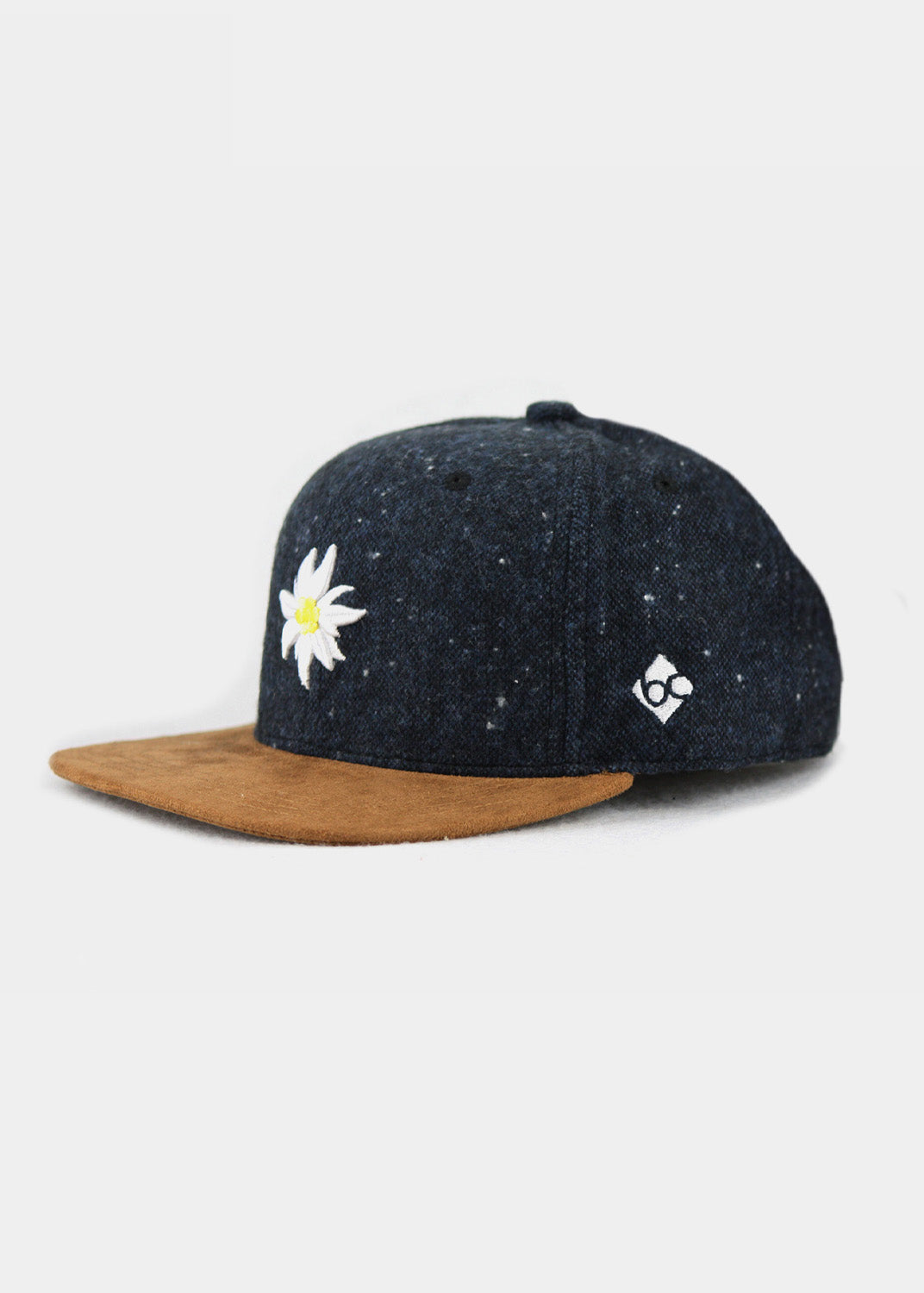 Cap "Edelweiß Flanell" - blau (Snapback)