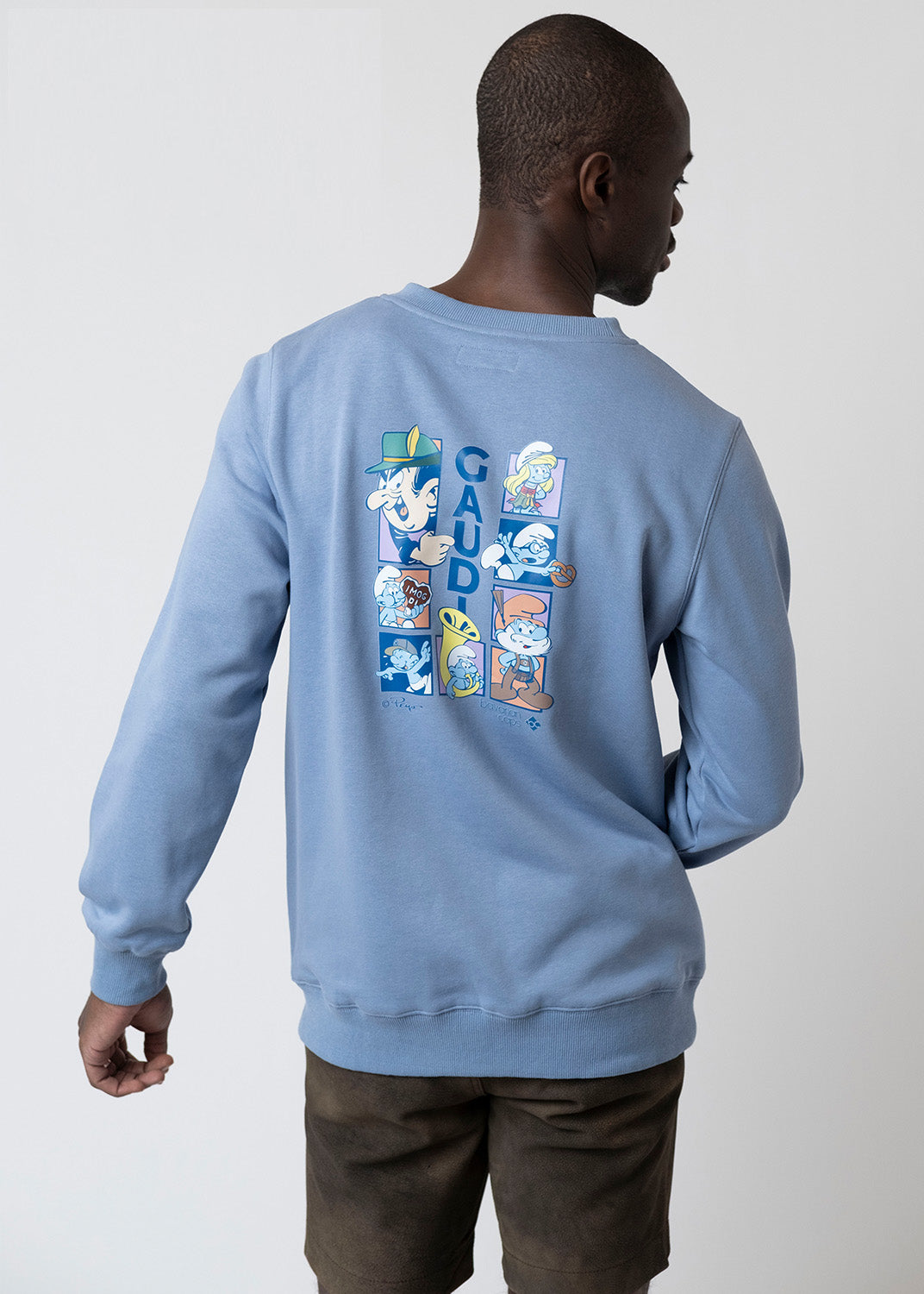 Sweater "Volksfestgaudi" - blaugrau