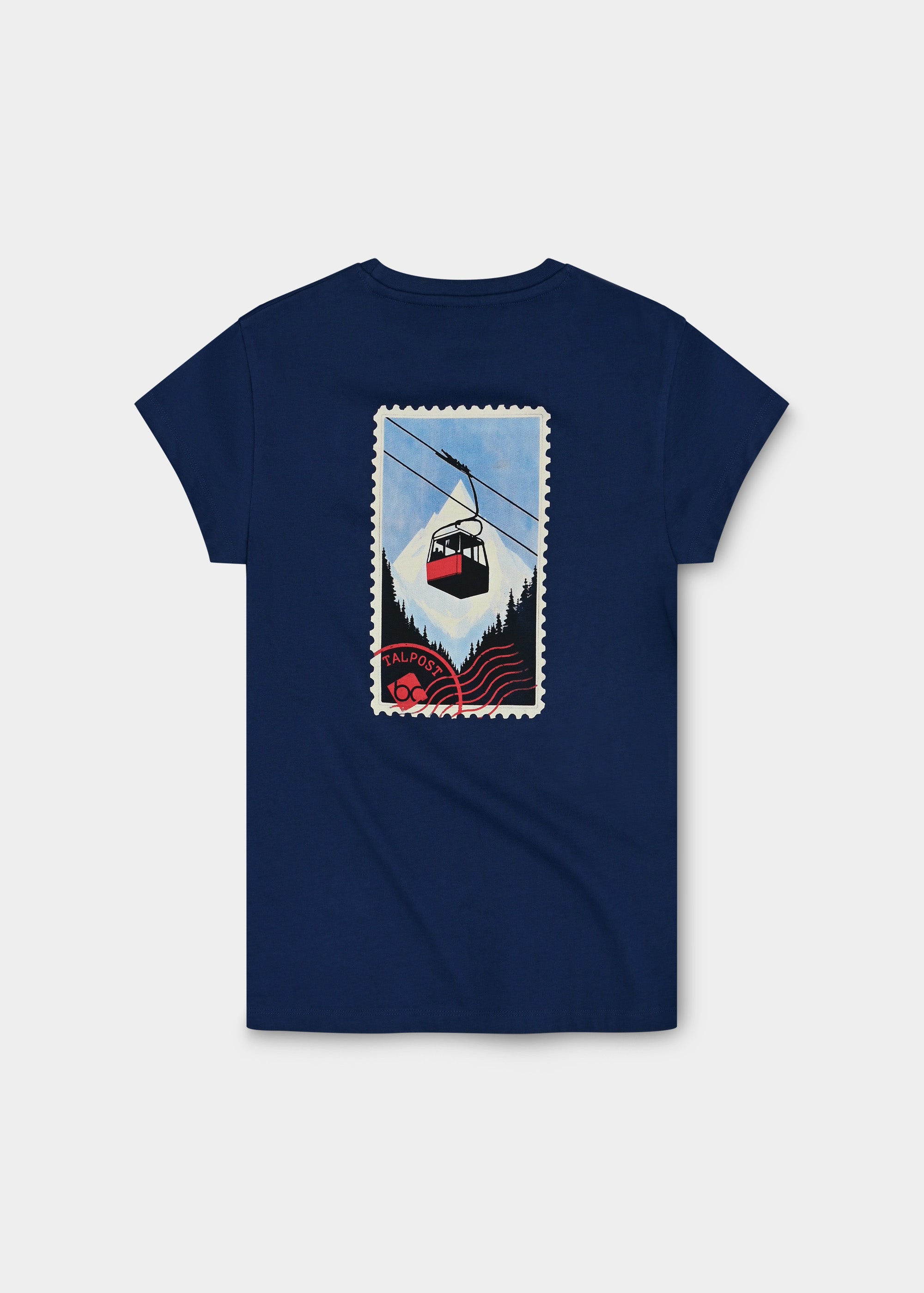 T-Shirt "Gondel" - blau, Damen