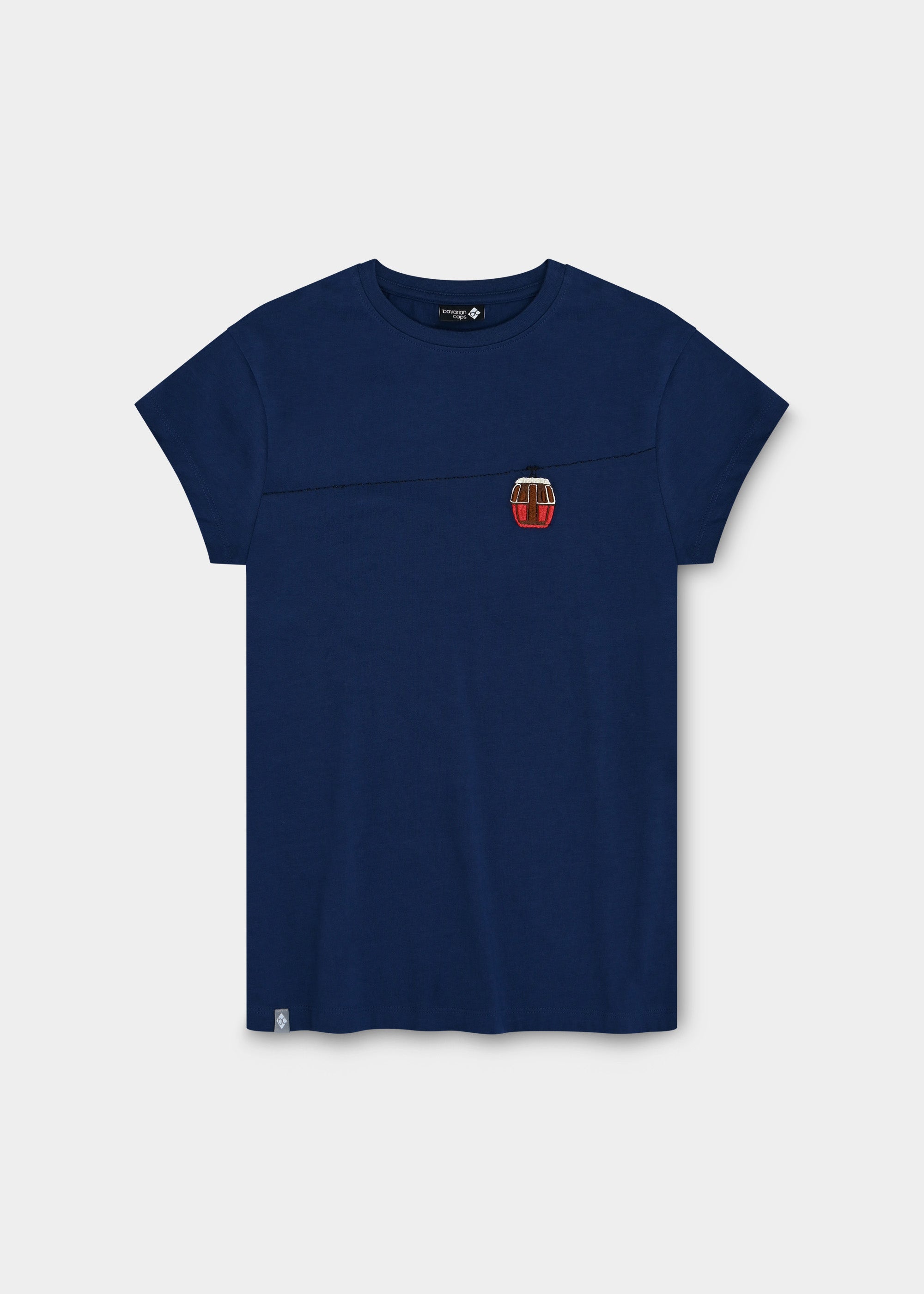 T-Shirt "Gondel" - blau, Damen