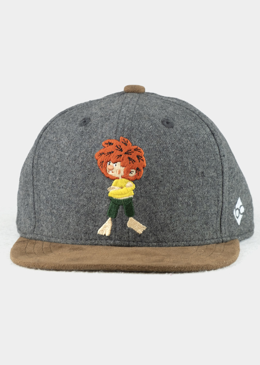 Cap "Grantig by nature" - dunkelgrau (Kindercap), v2