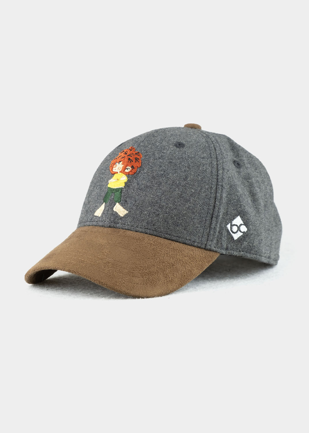 Cap "Grantig by nature" - dunkelgrau (Curved), v2