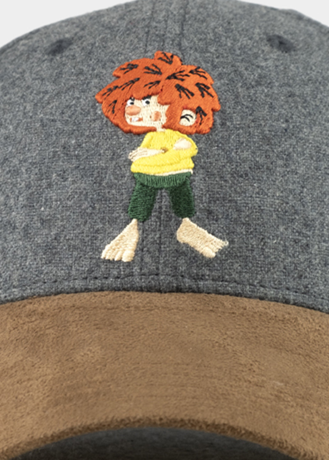 Cap "Grantig by nature" - dunkelgrau (Curved), v2