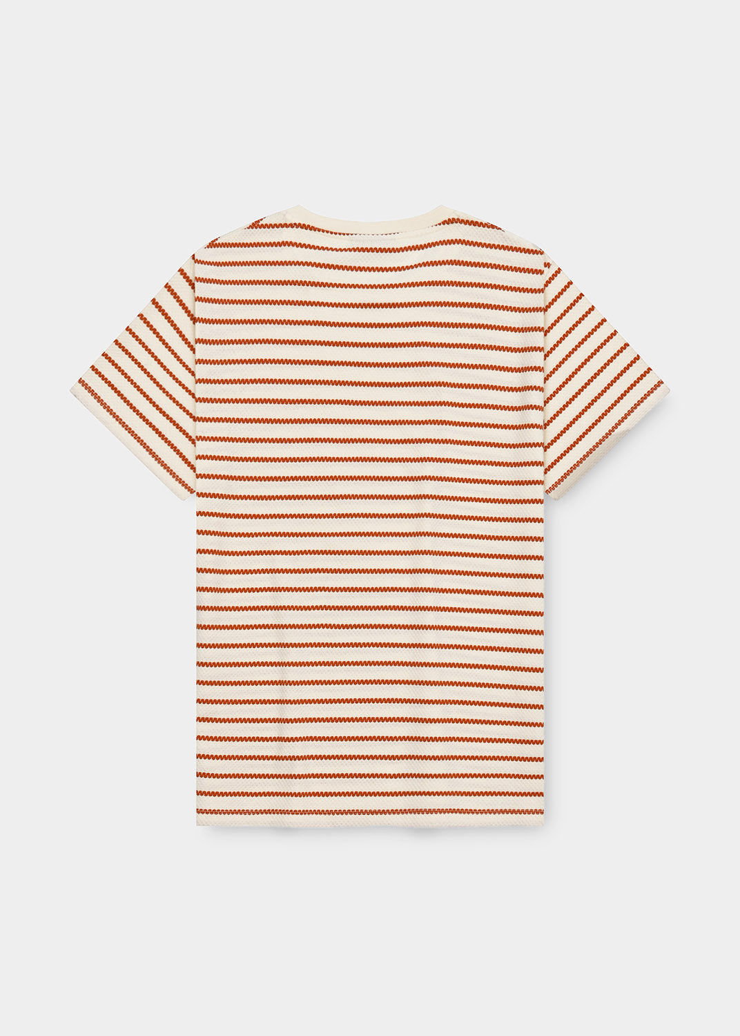 T-Shirt "Abendrot" - rost/beige